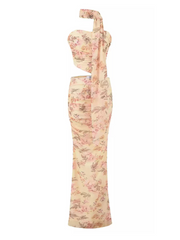 Anessa Floral Corset Top & Skirt Set