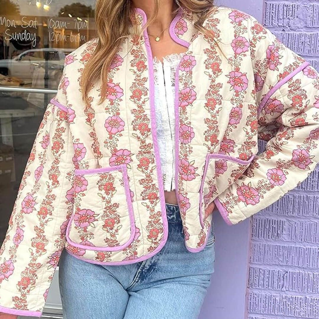 Billie Retro Printed Cotton Jacket