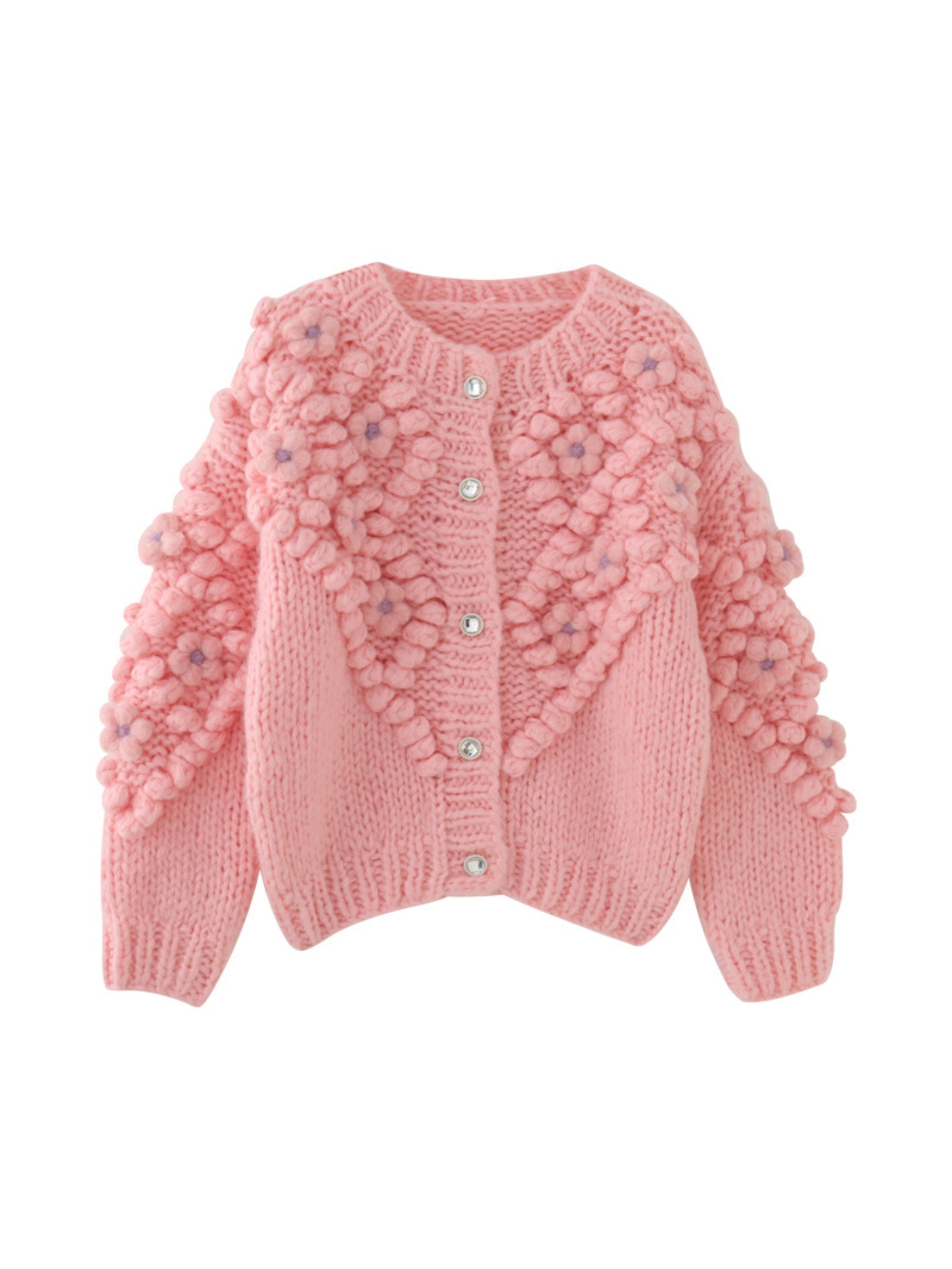 Lexa Floral Knit Cardigan
