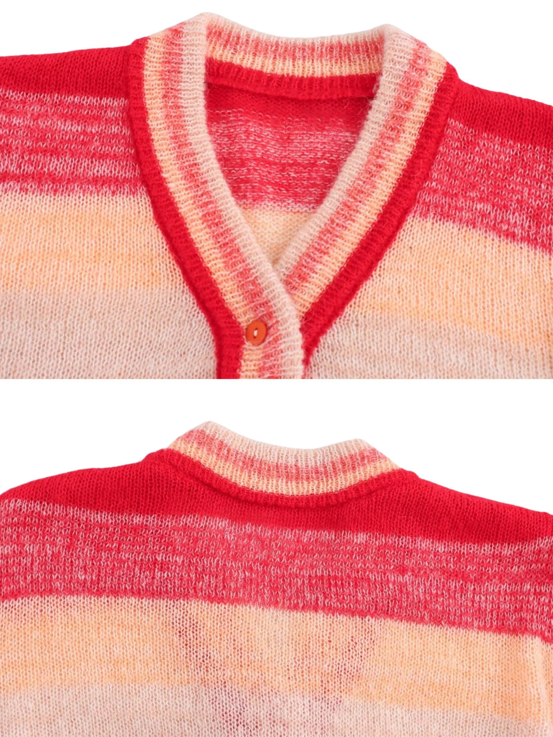 Ayla Multicolor Striped Cardigan