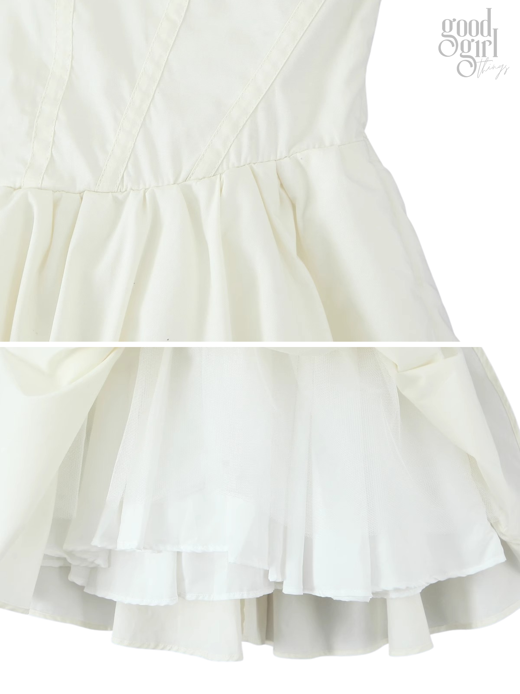 Chevelle Strapless Pleated Mini Dress
