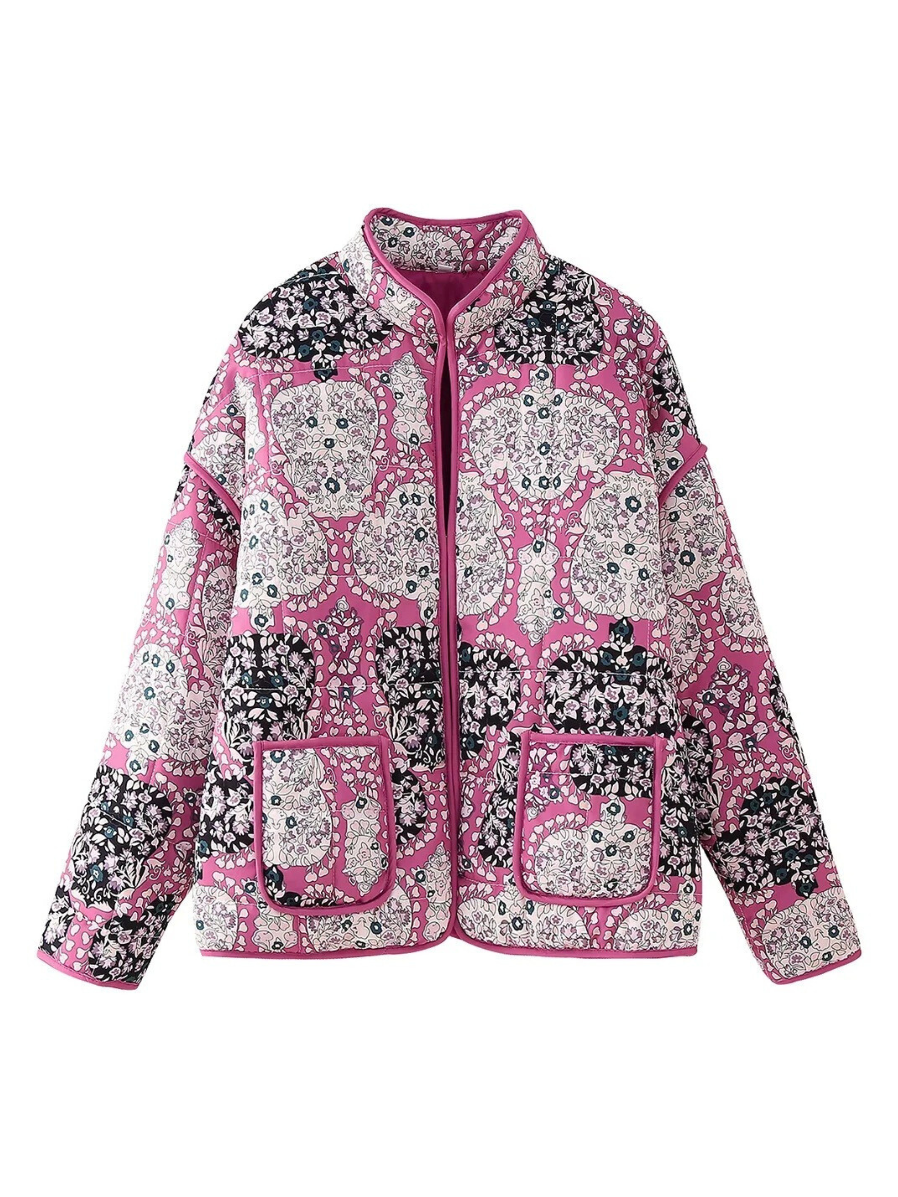 Billie Retro Printed Cotton Jacket