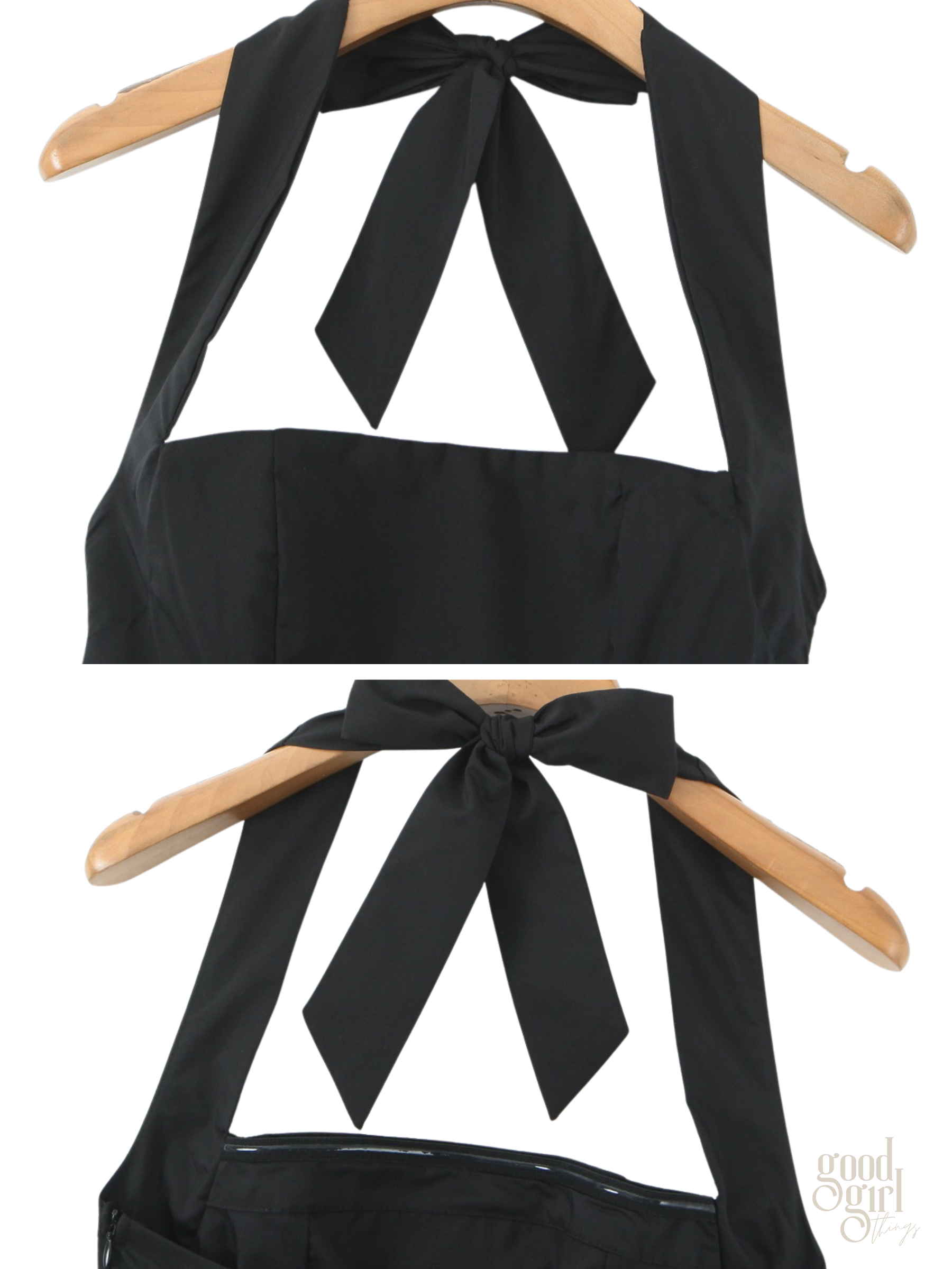 Avyanna Halter Lace-Up Mini Dress