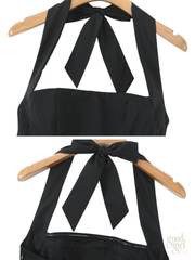 Avyanna Halter Lace-Up Mini Dress