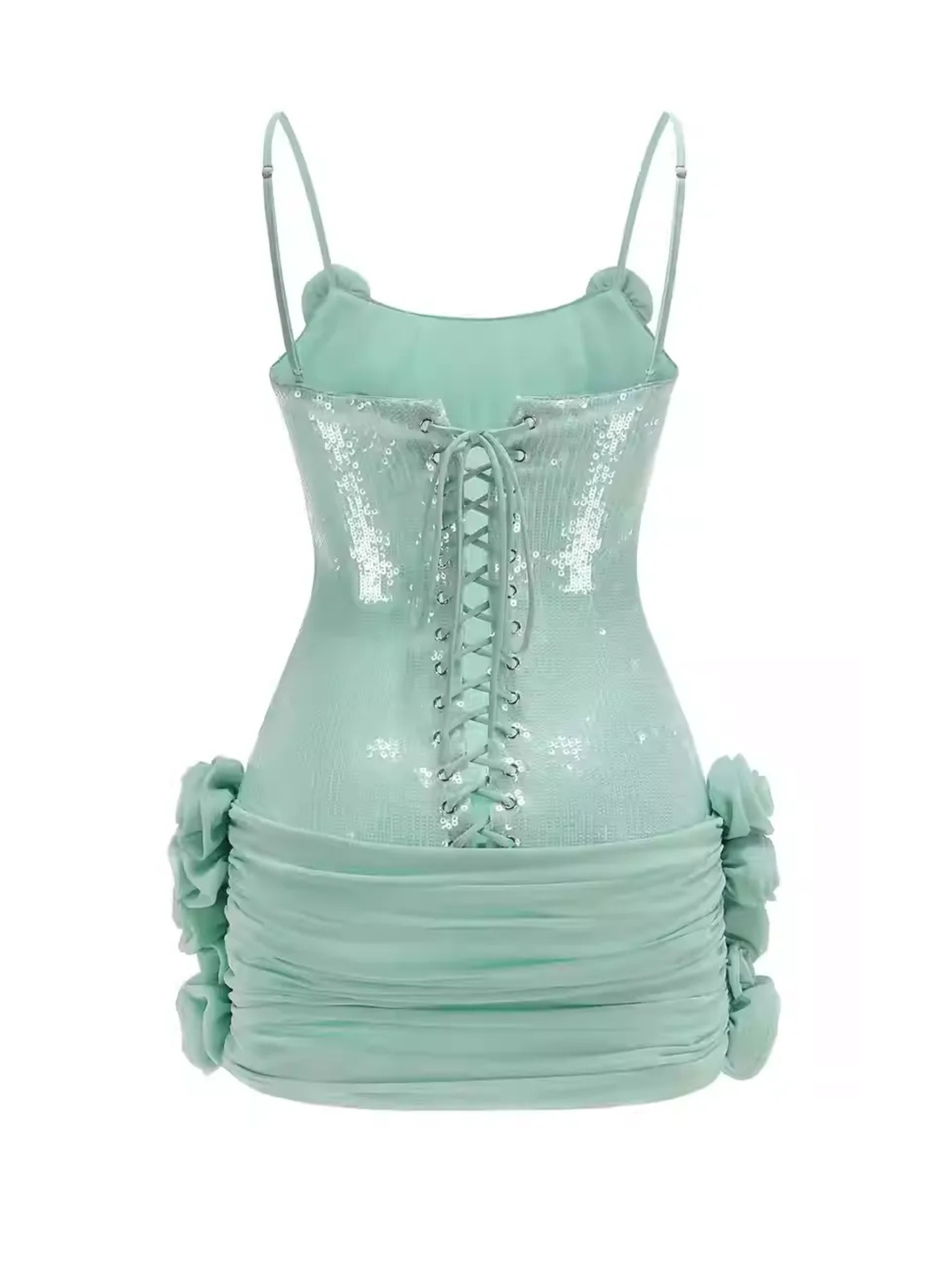 Leila Corset Sequin Mini Dress