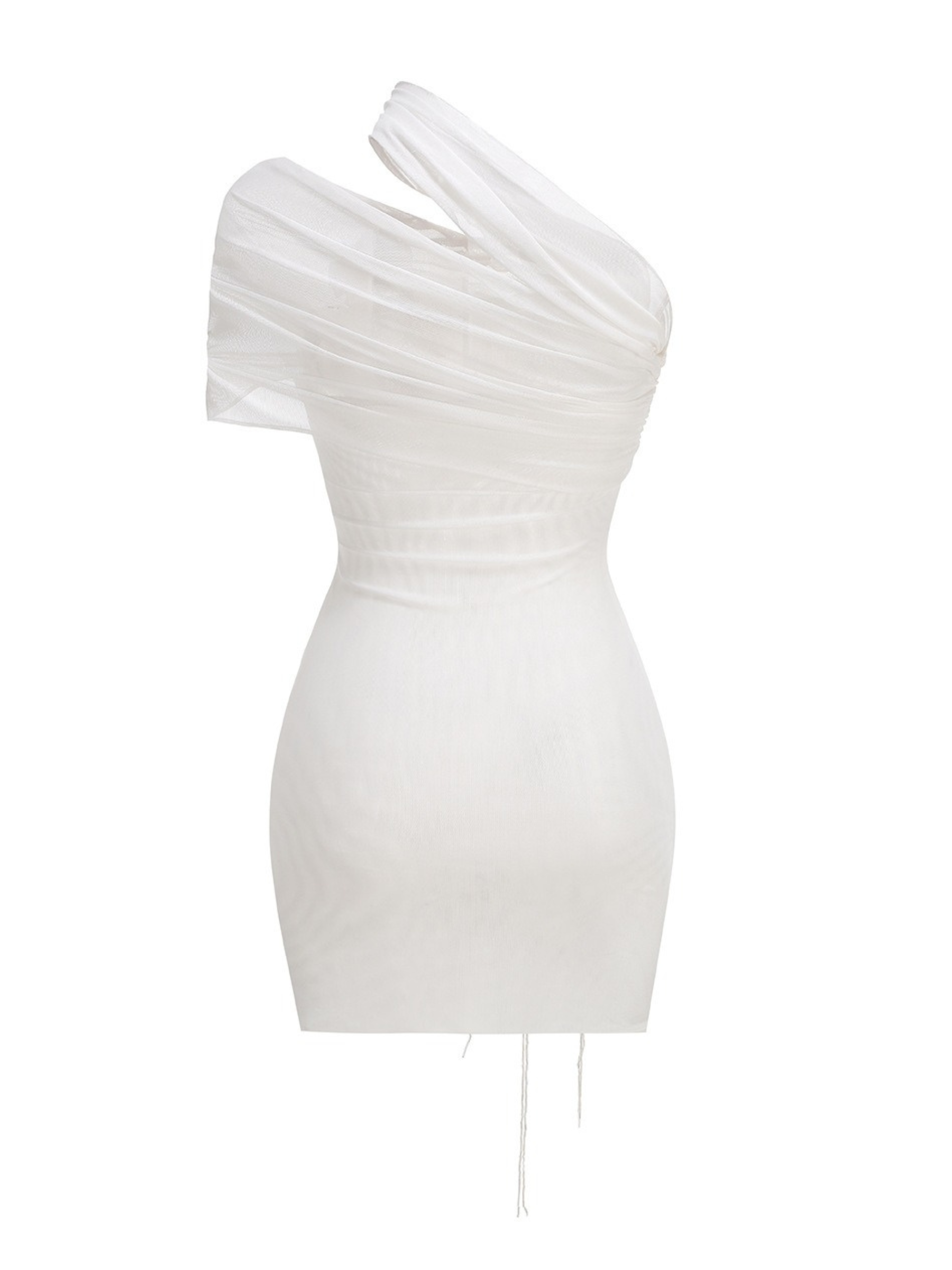 Iona Ethereal Bloom Ruched Mini Dress