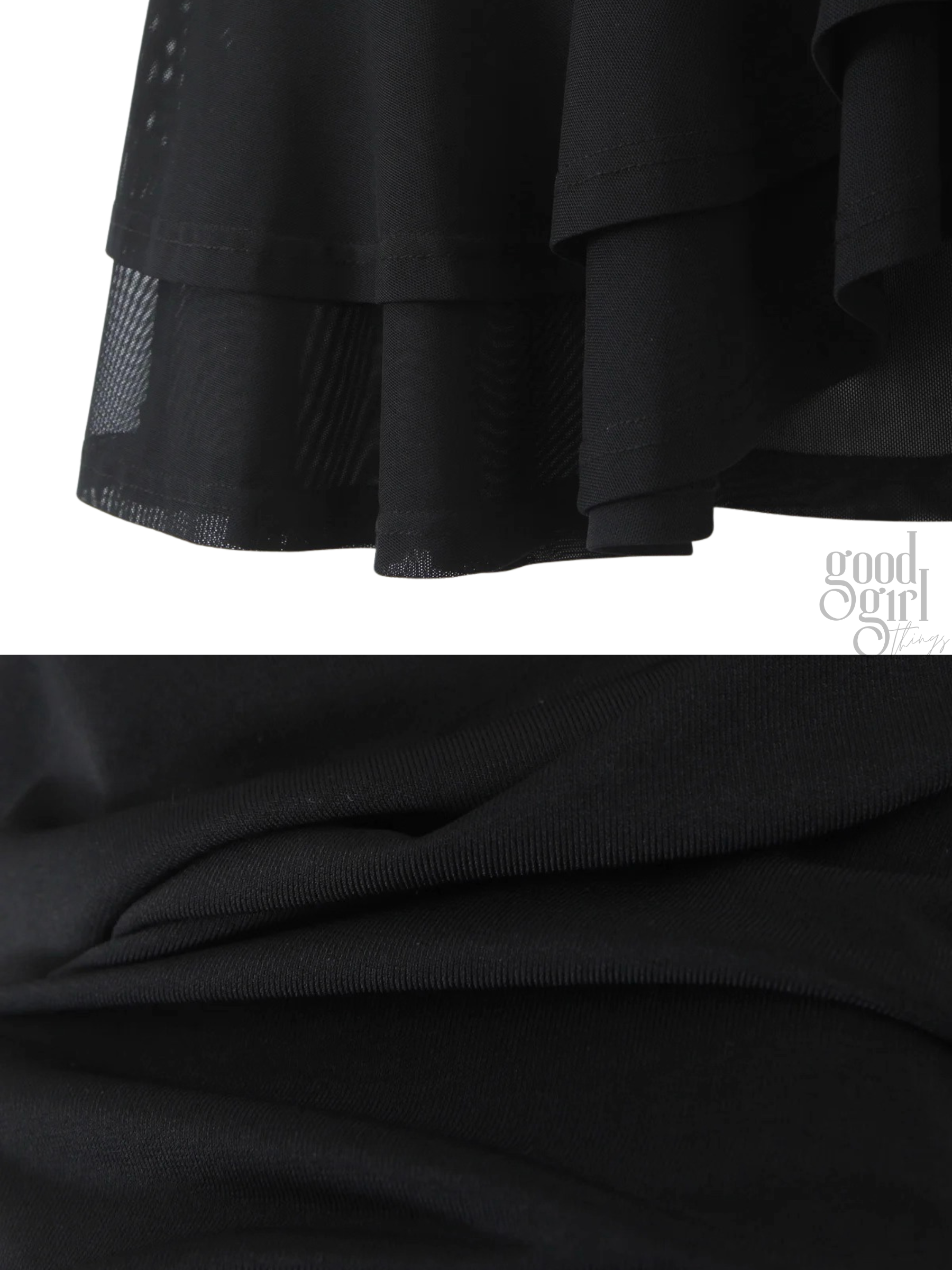 Charlotte Strappy Mesh Midi Dress