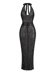 Alice Backless Sequin Maxi Dress
