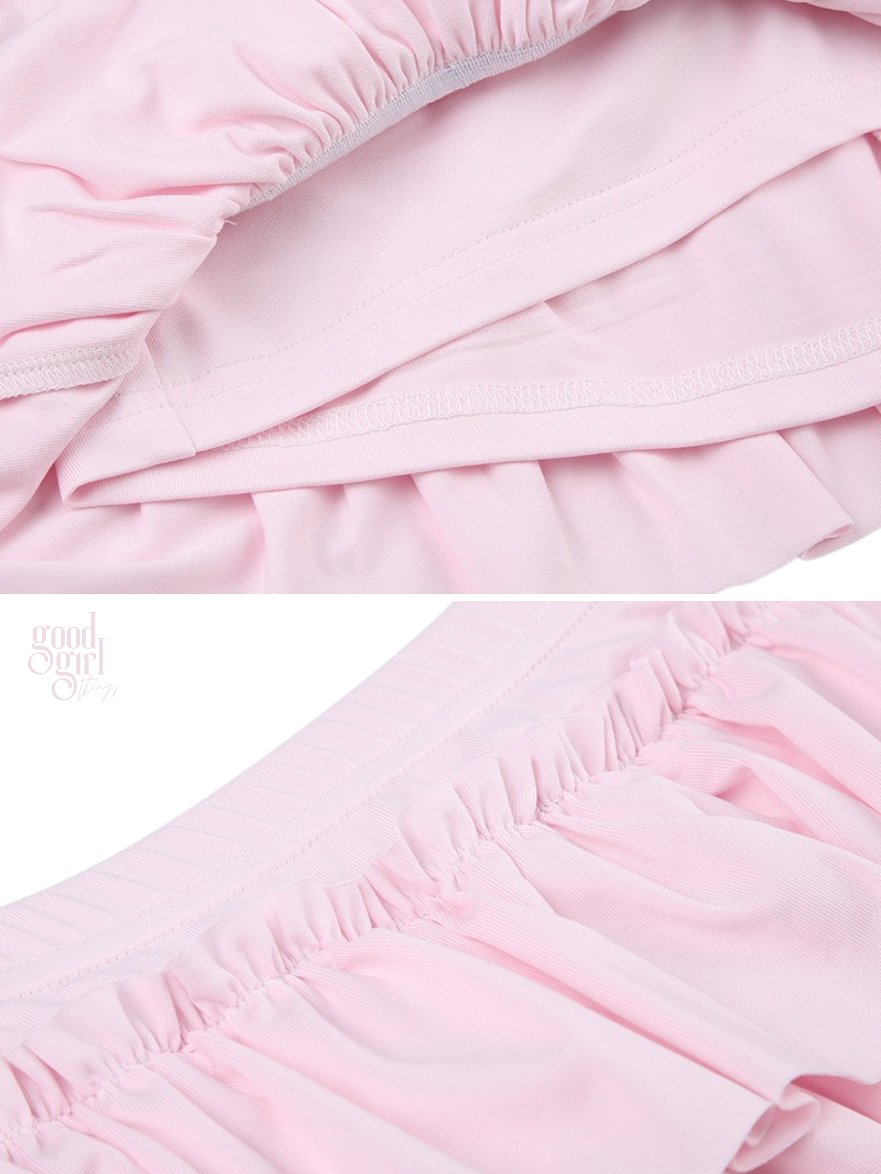 Isabel Ruffled Bow Shorts Skirt