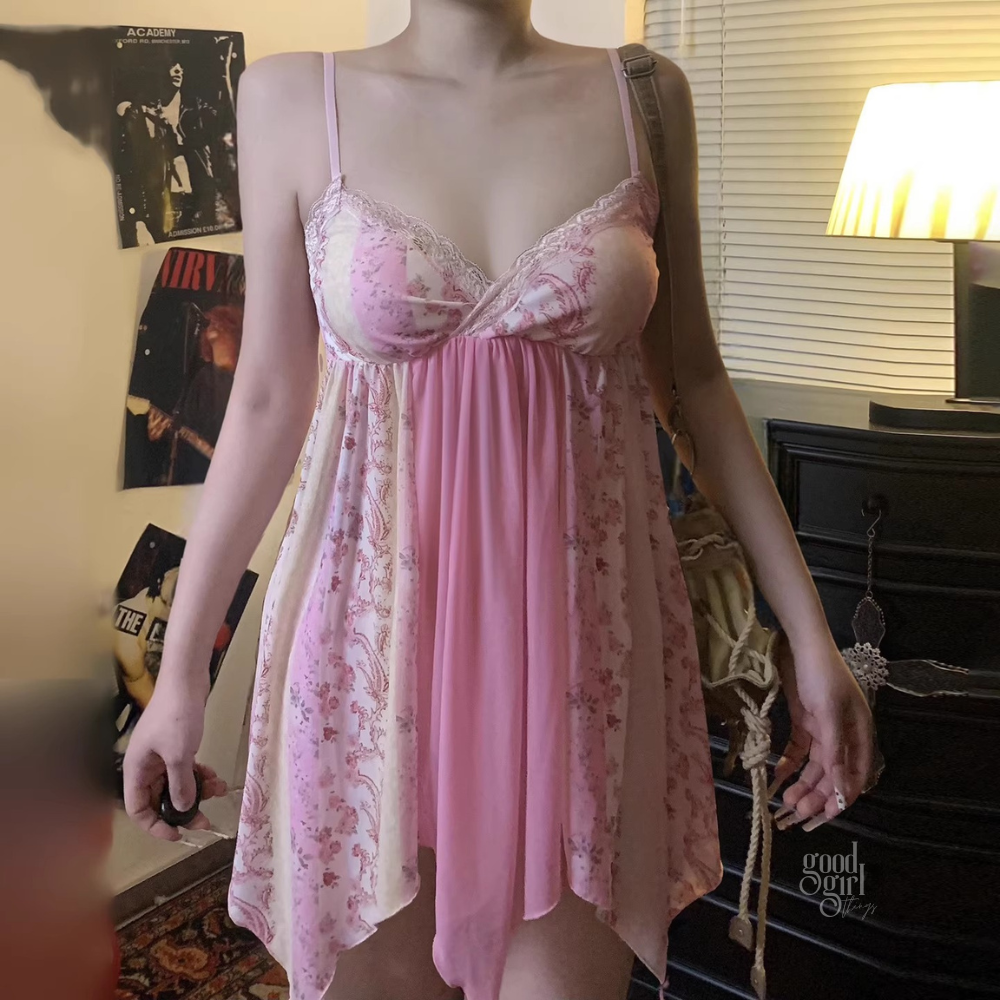 Alexia Pink Lace Long Top