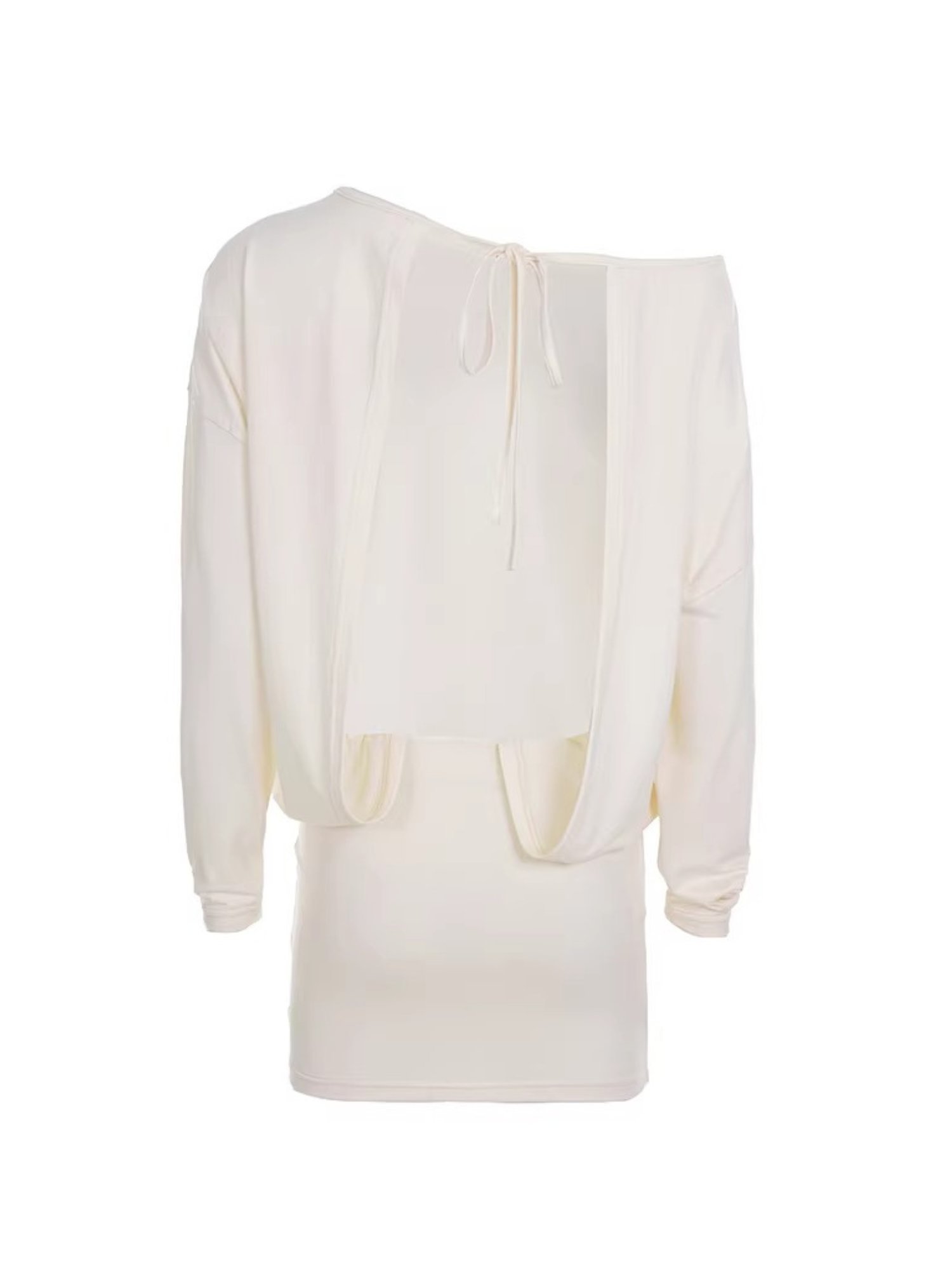 Leighton Long Sleeve Backless Dress