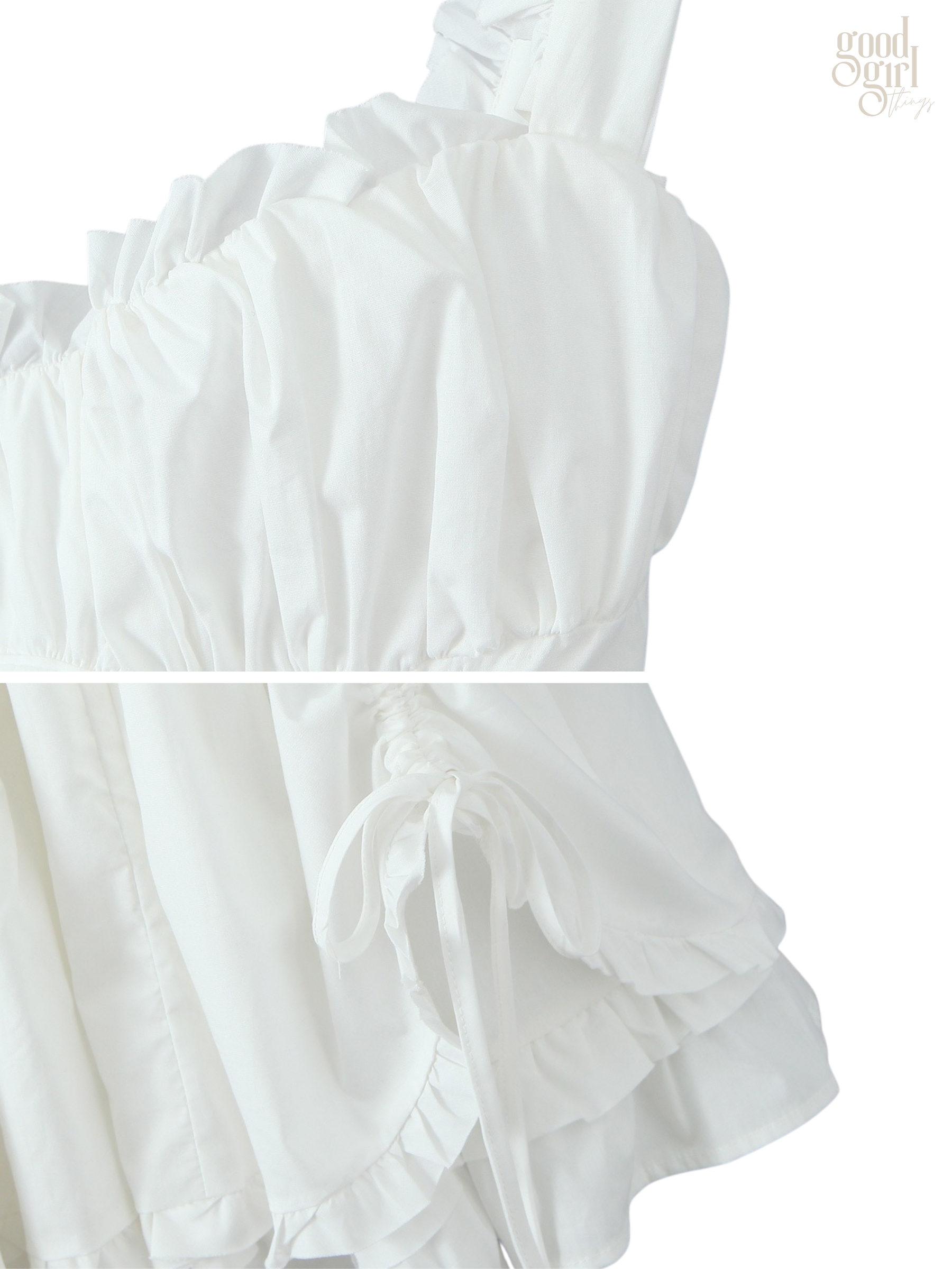 Keily Backless Ruffled Mini Dress