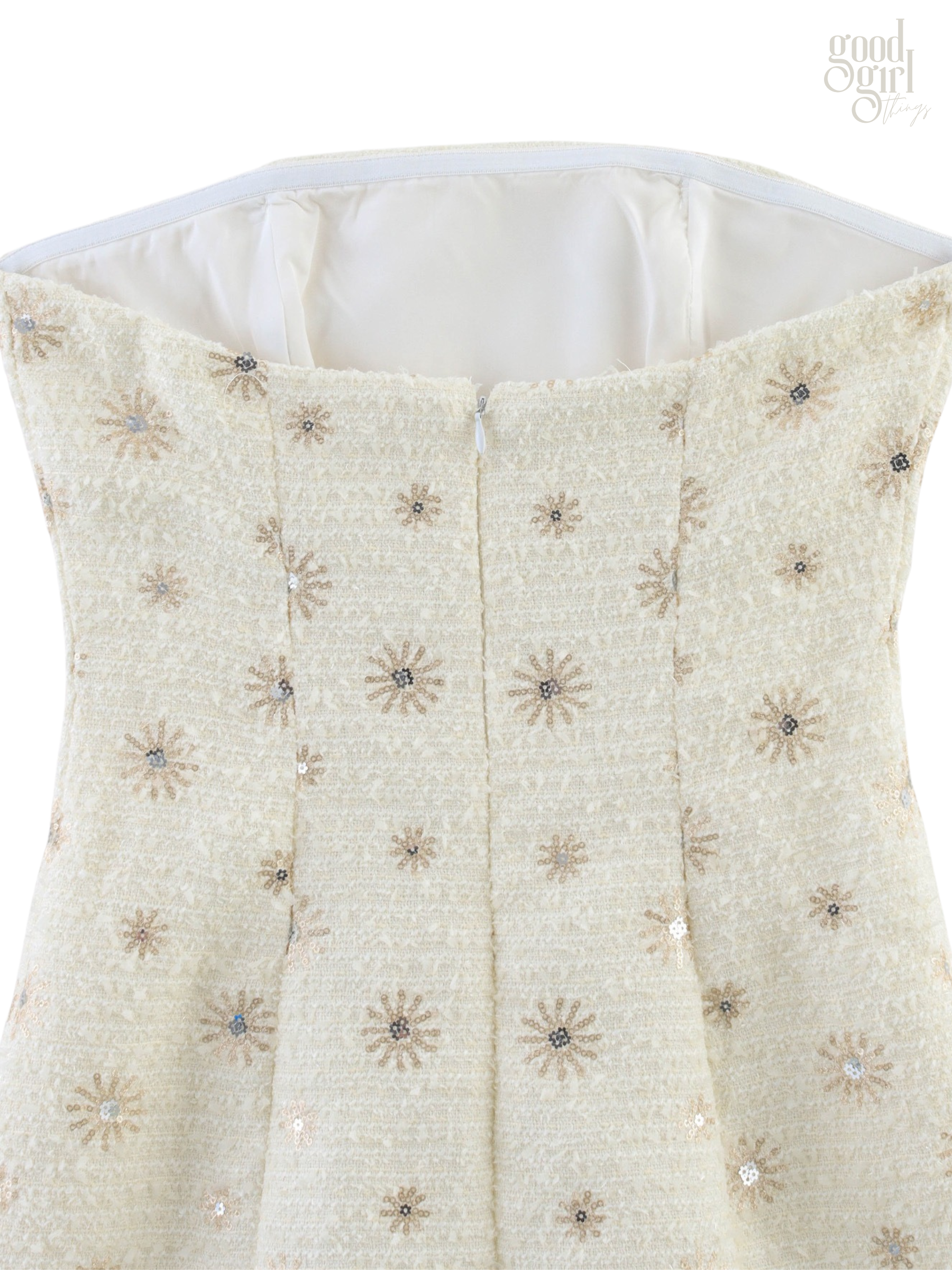 Annalyse Floral Strapless Mini Dress