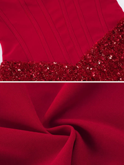 Batya Red Sequin Mini Dress