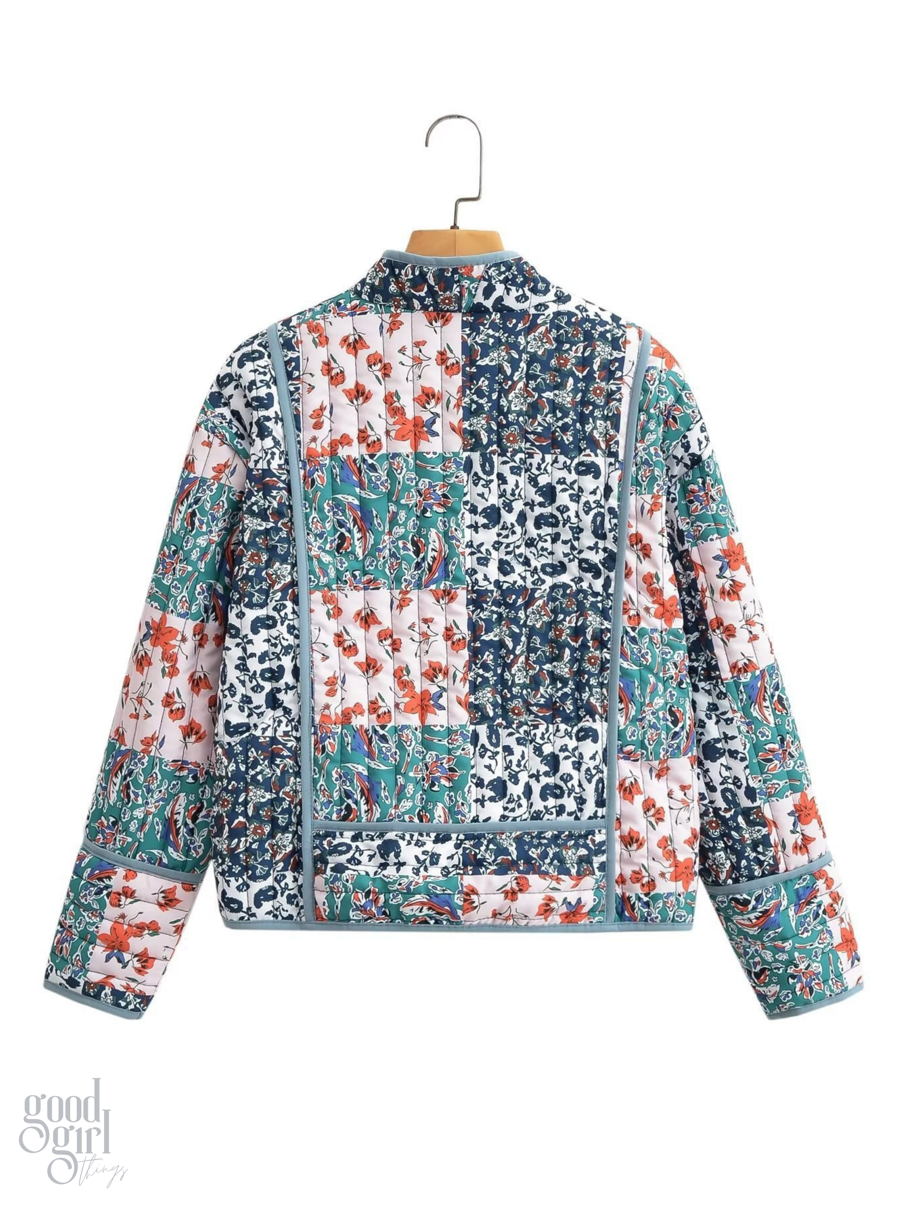 Atalie Vintage Patchwork Quilted Jacket