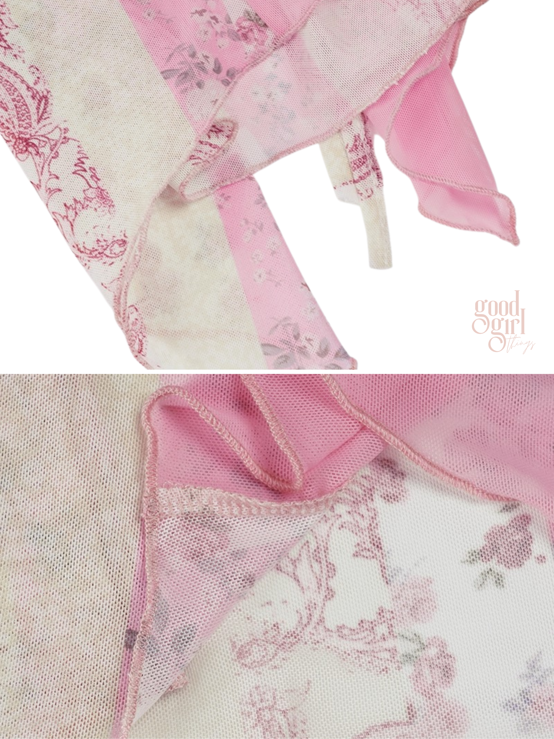 Alexia Pink Lace Long Top