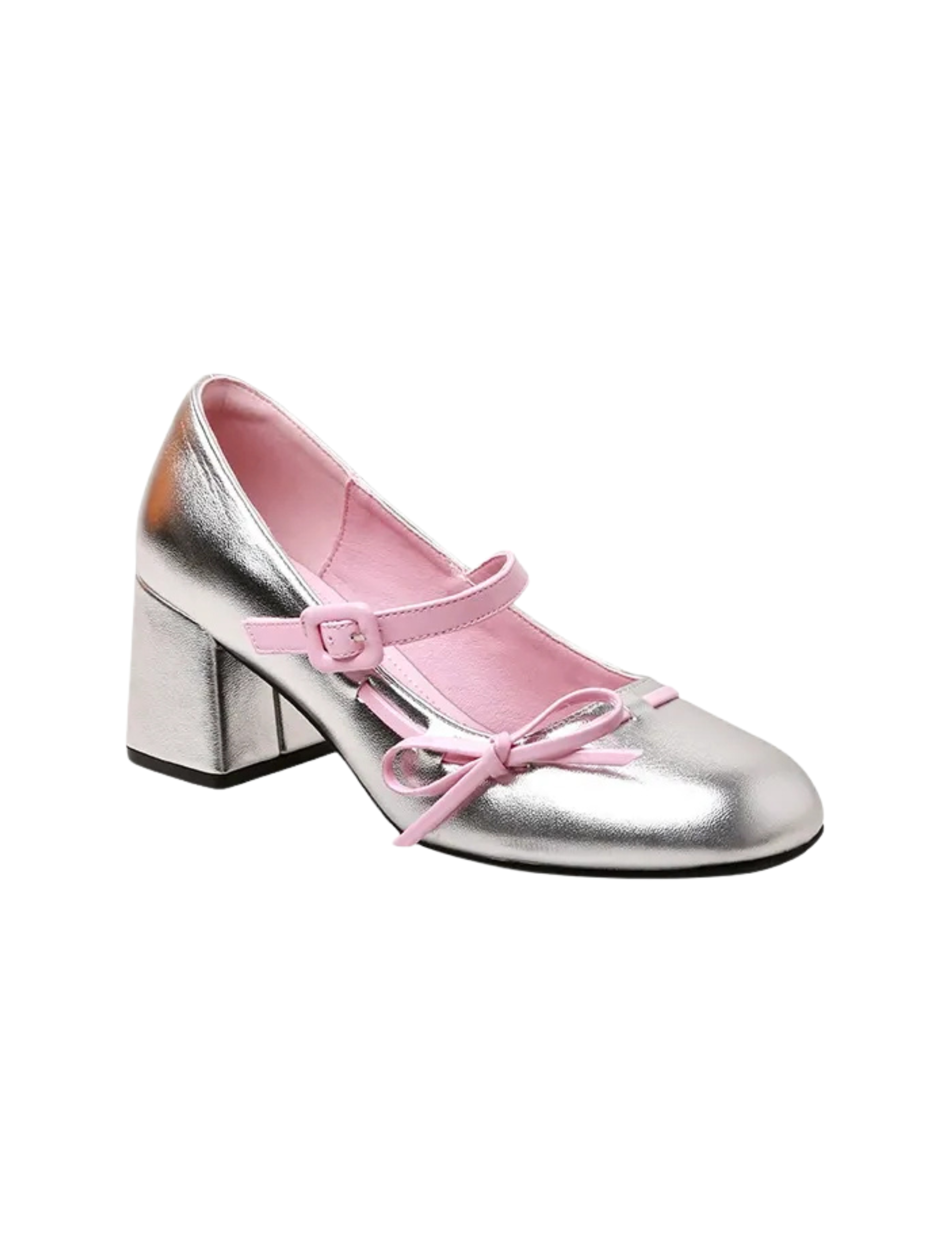 Audrie Bow Block Heel Mary Janes