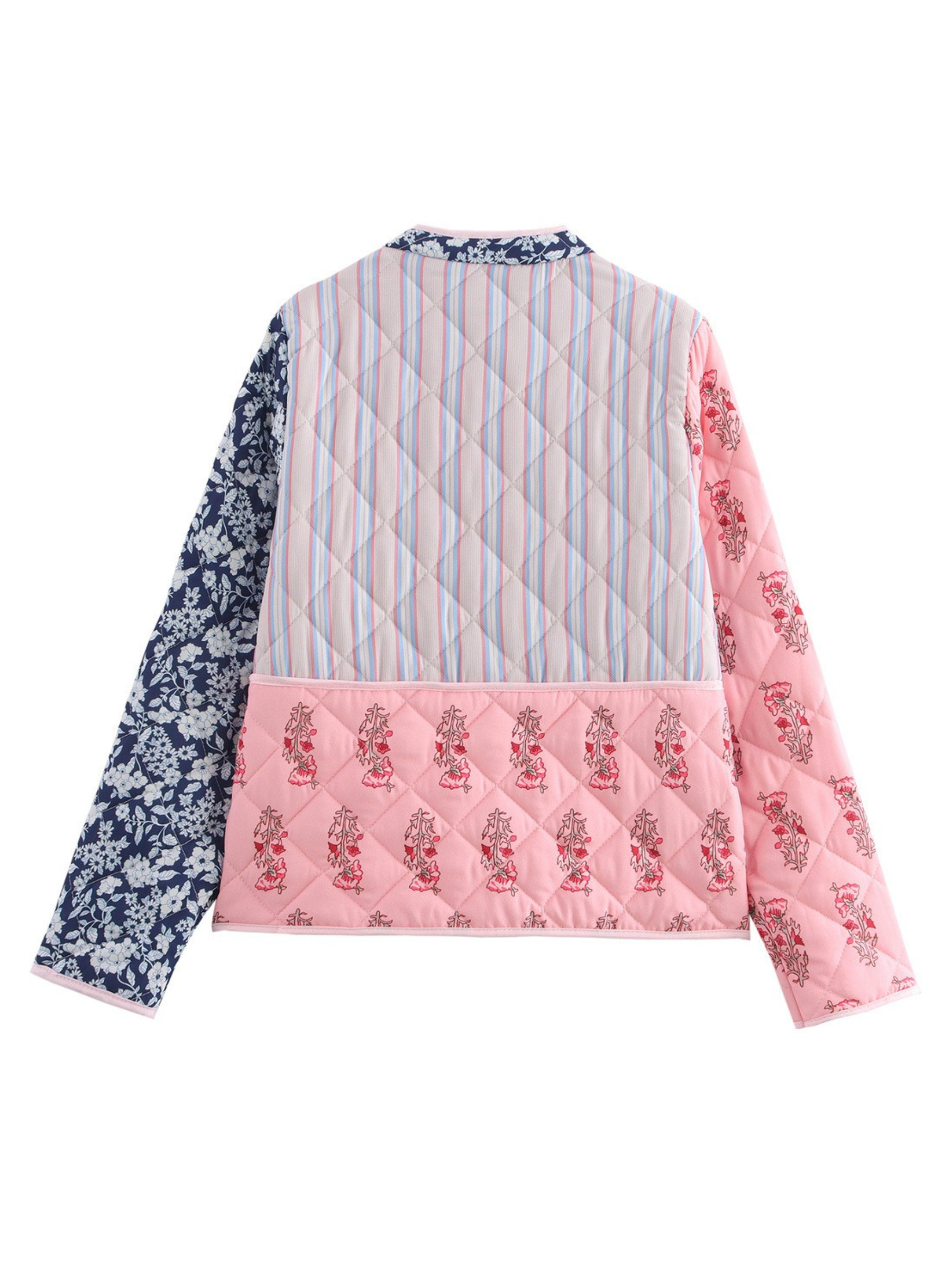 Lexy Vintage Patchwork Quilted Jacket