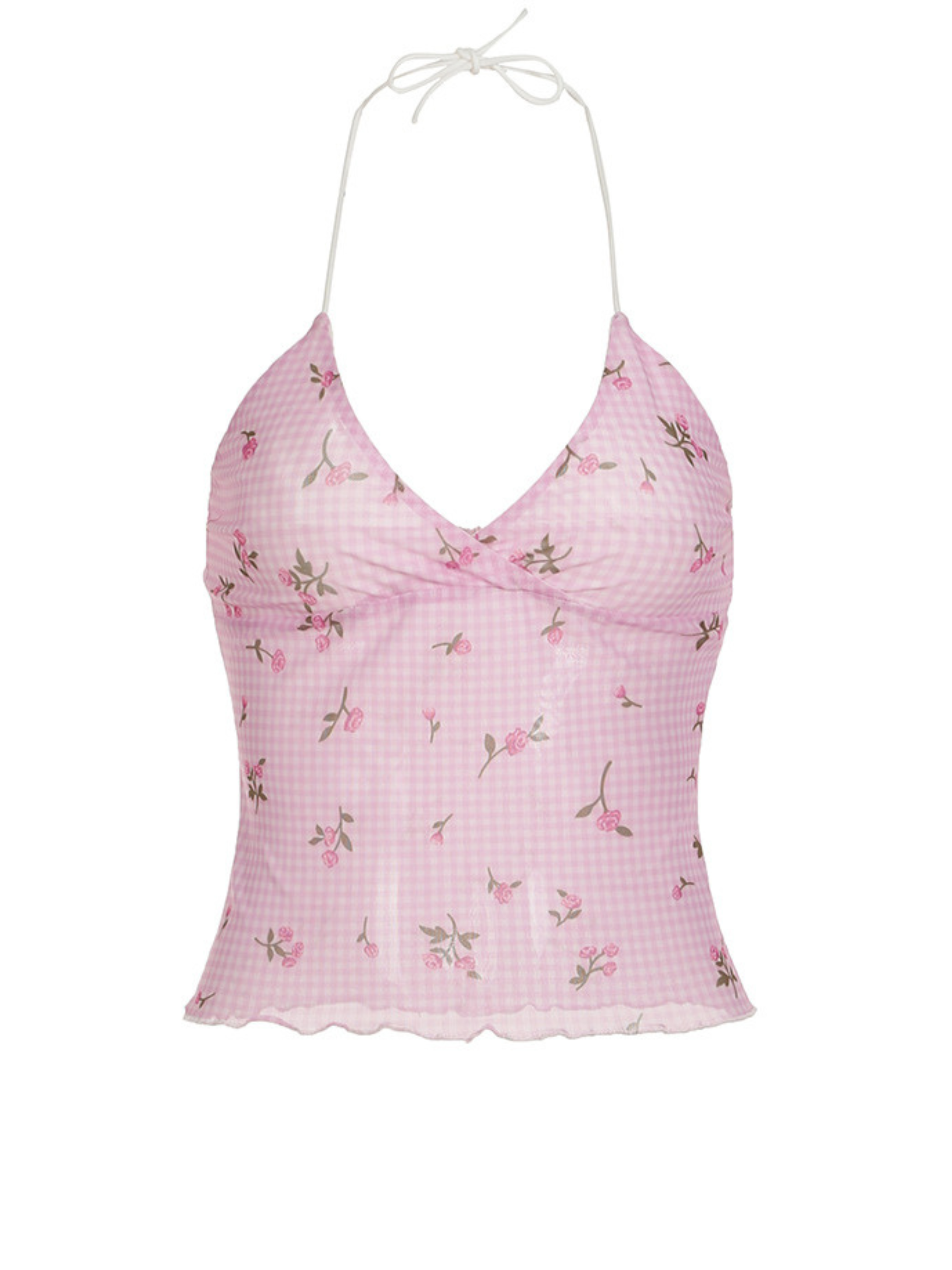 Britney Mesh Floral Top