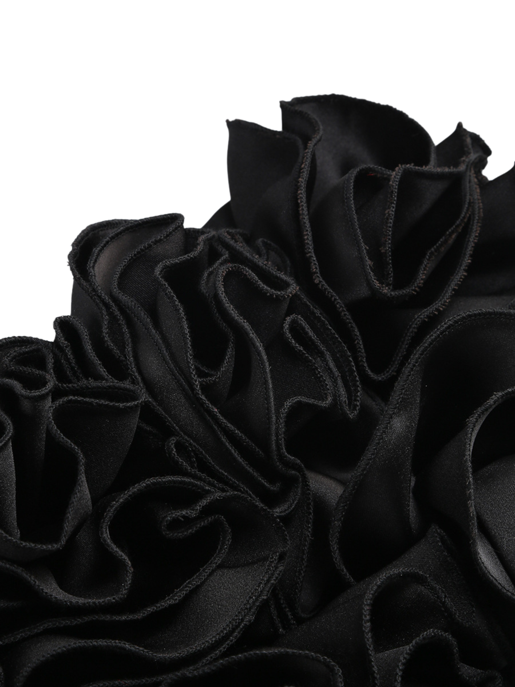 Inna Bloom Corset Skirt Set in Black