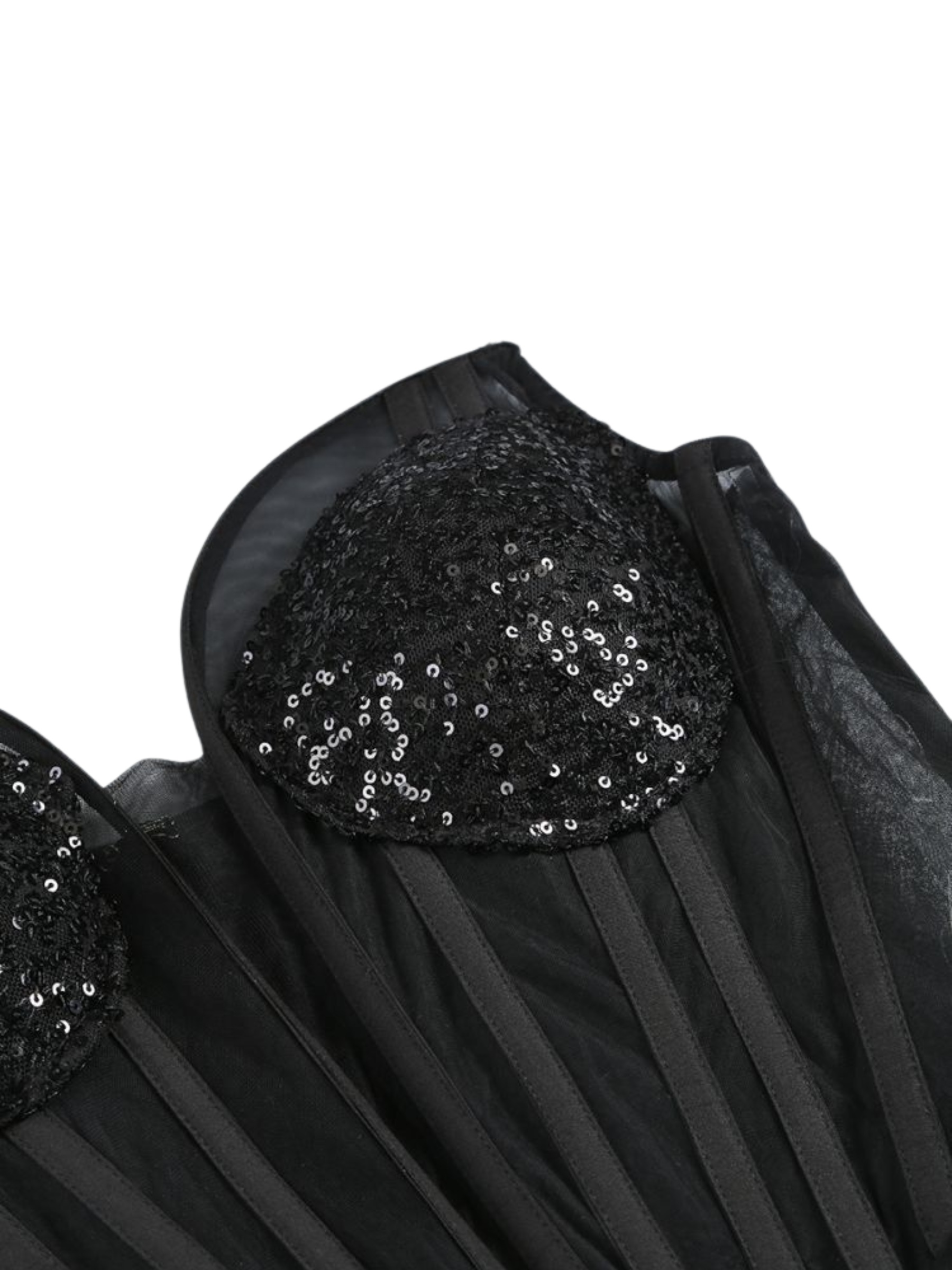 Silvana Mesh Rhinestone Corset Mini Dress