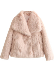 Karra Faux Fur Lapel Jacket