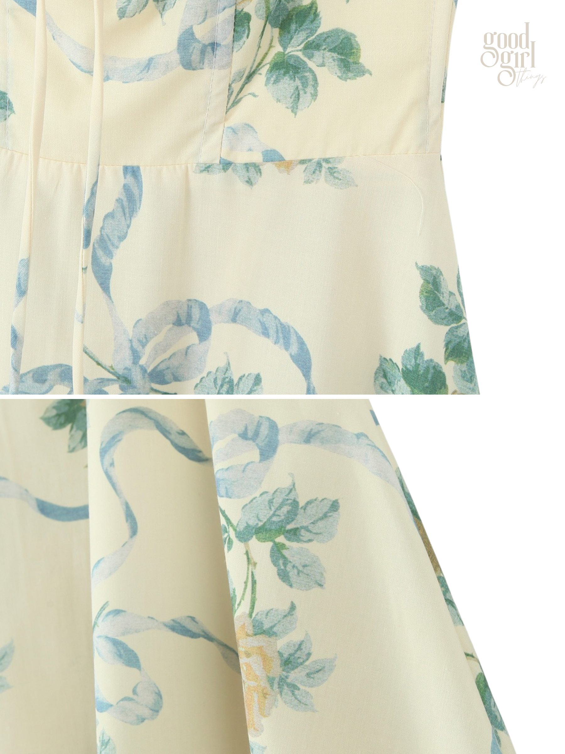 Marcy Floral Strap Midi Dress
