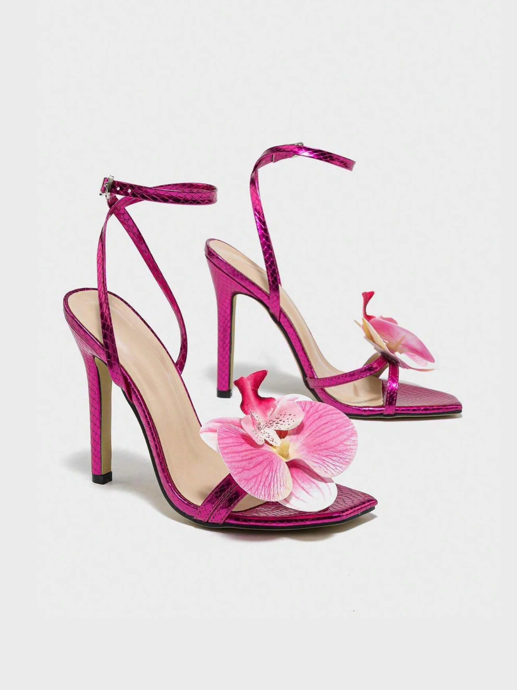 Alyssia Stiletto Butterfly Sandals