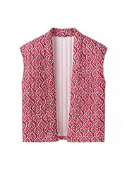Kalee Printed Padded Vest
