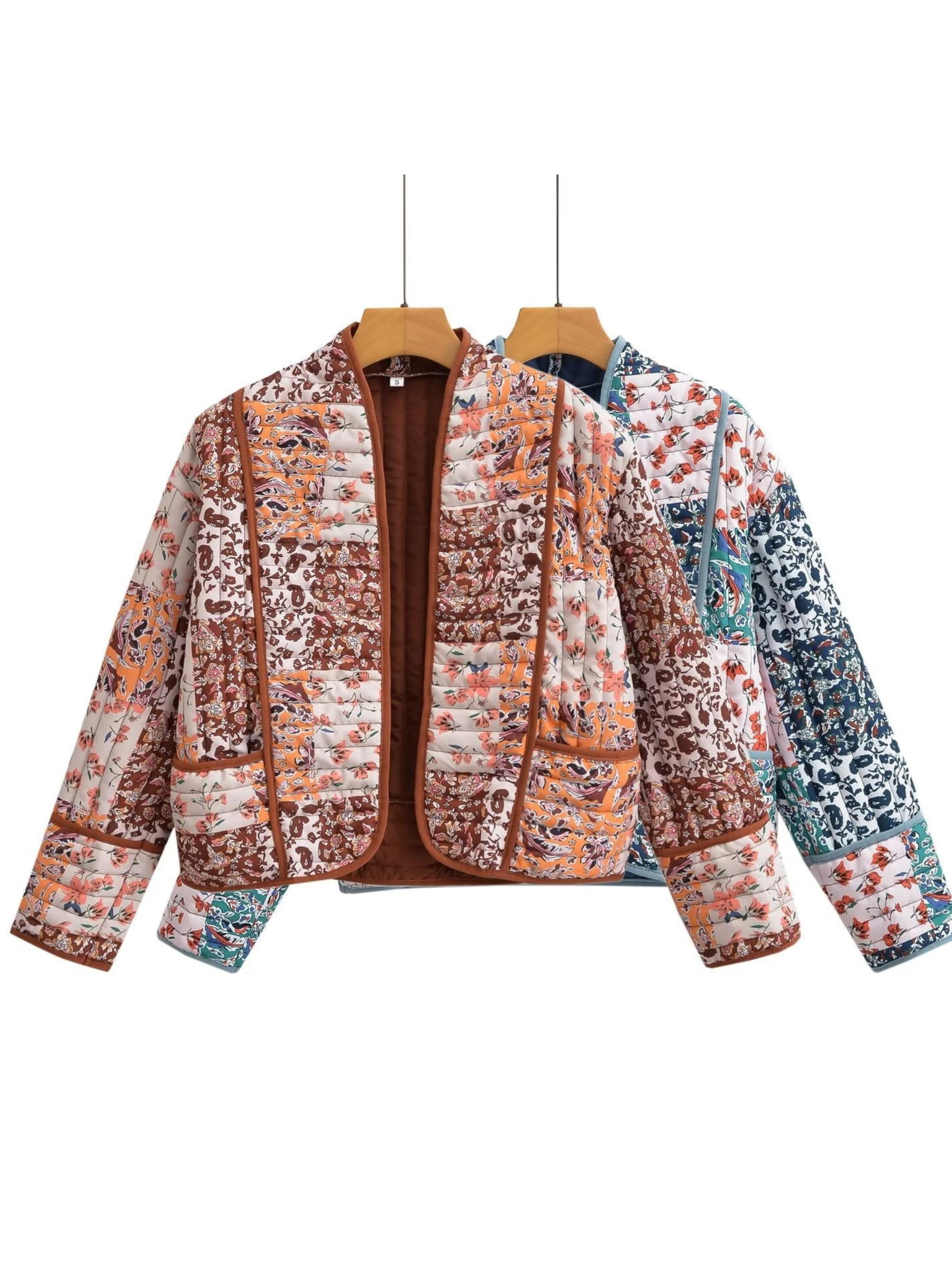 Atalie Vintage Patchwork Quilted Jacket