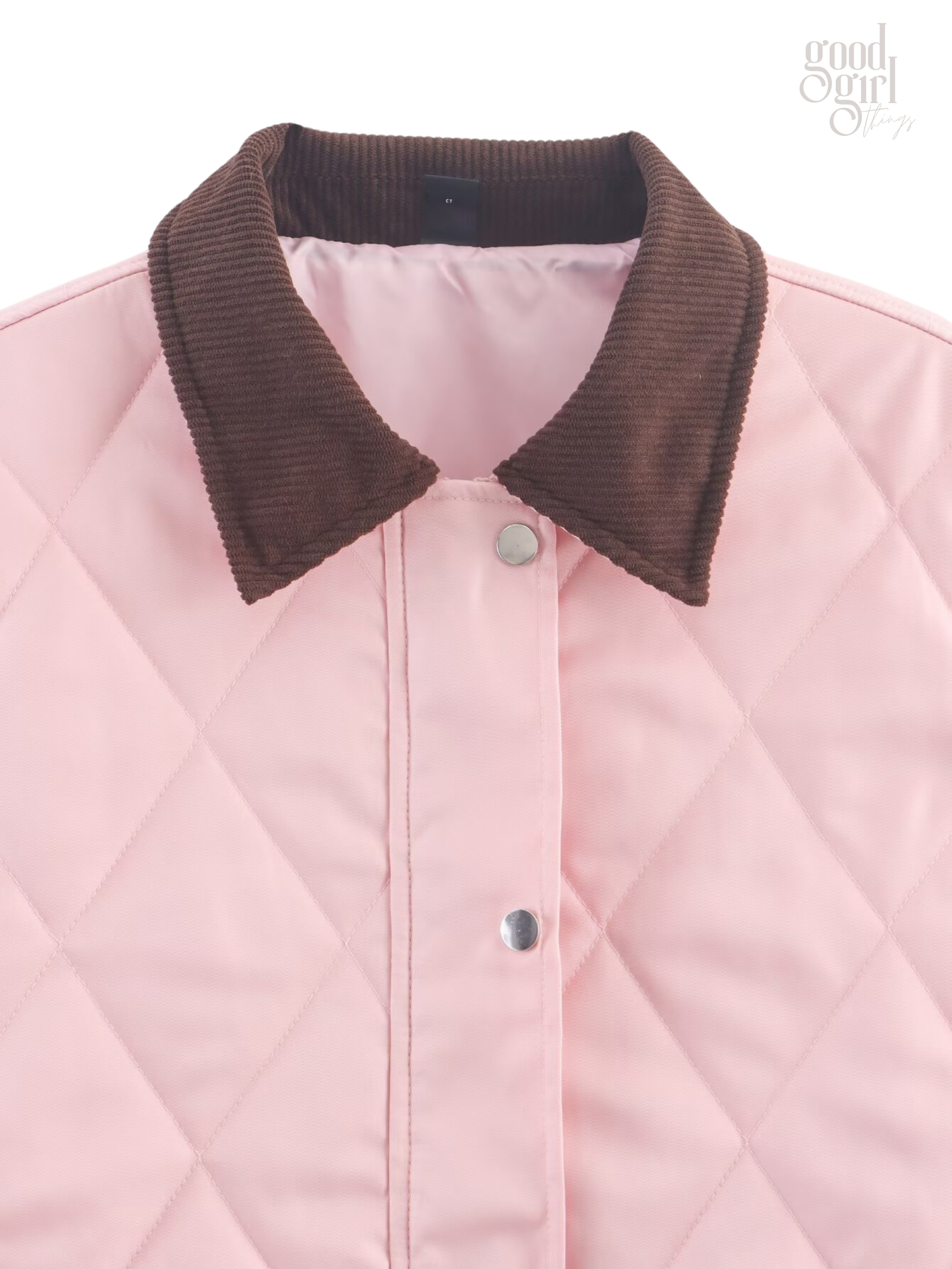 Ryder Pink Quilted Utility Jacket
