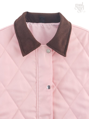 Ryder Pink Quilted Utility Jacket