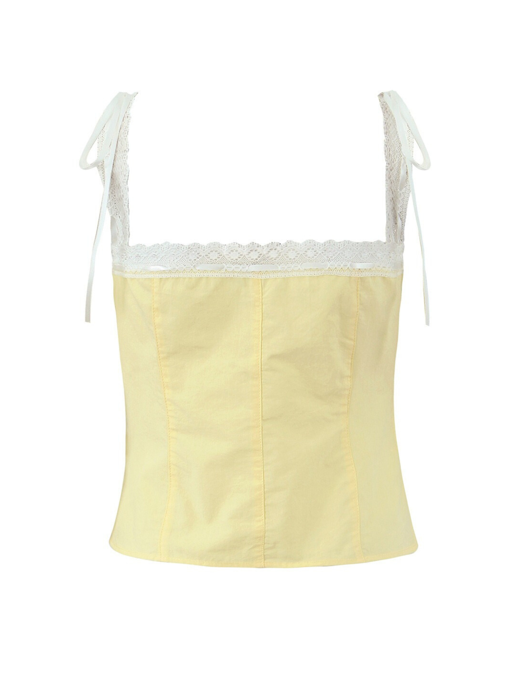 Kimberlyn Lace Ruched Camisole