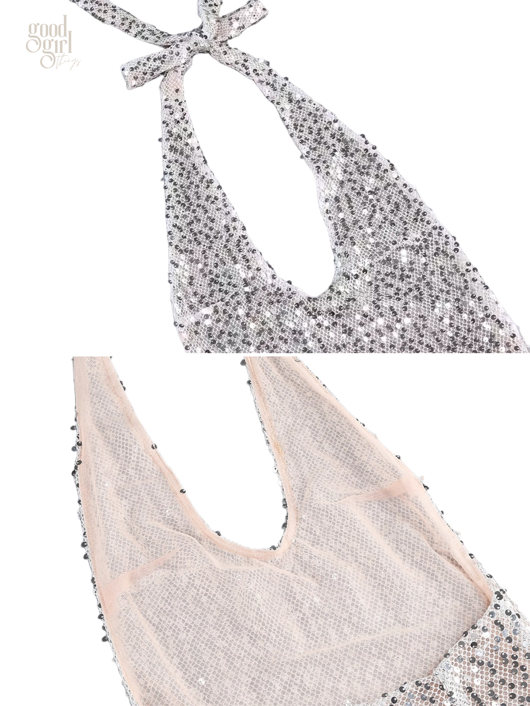 Alice Backless Sequin Maxi Dress