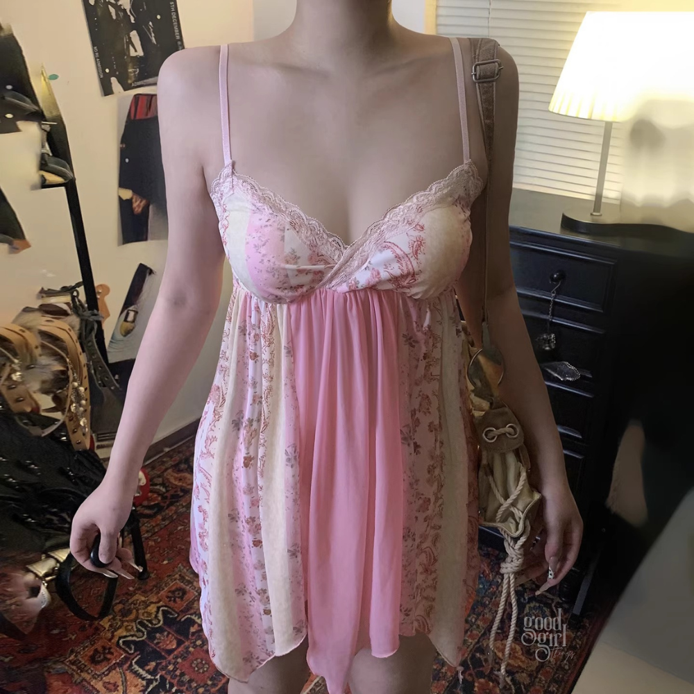 Alexia Pink Lace Long Top