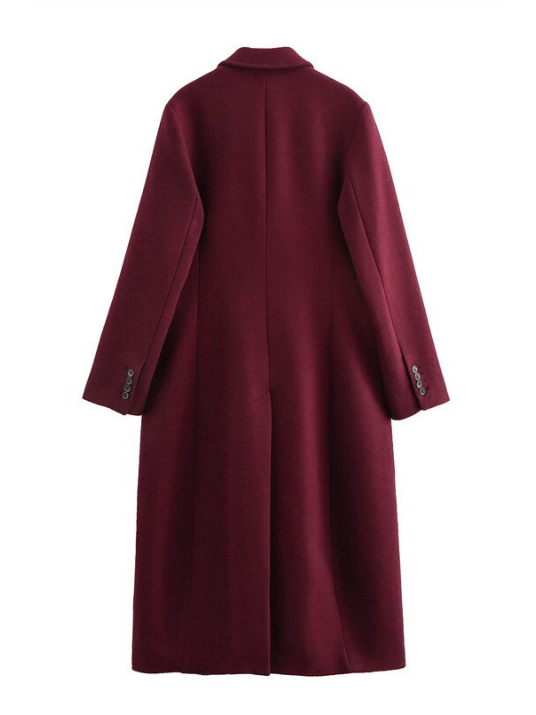 Adley Double-Breasted Long Coat