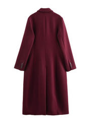 Adley Double-Breasted Long Coat
