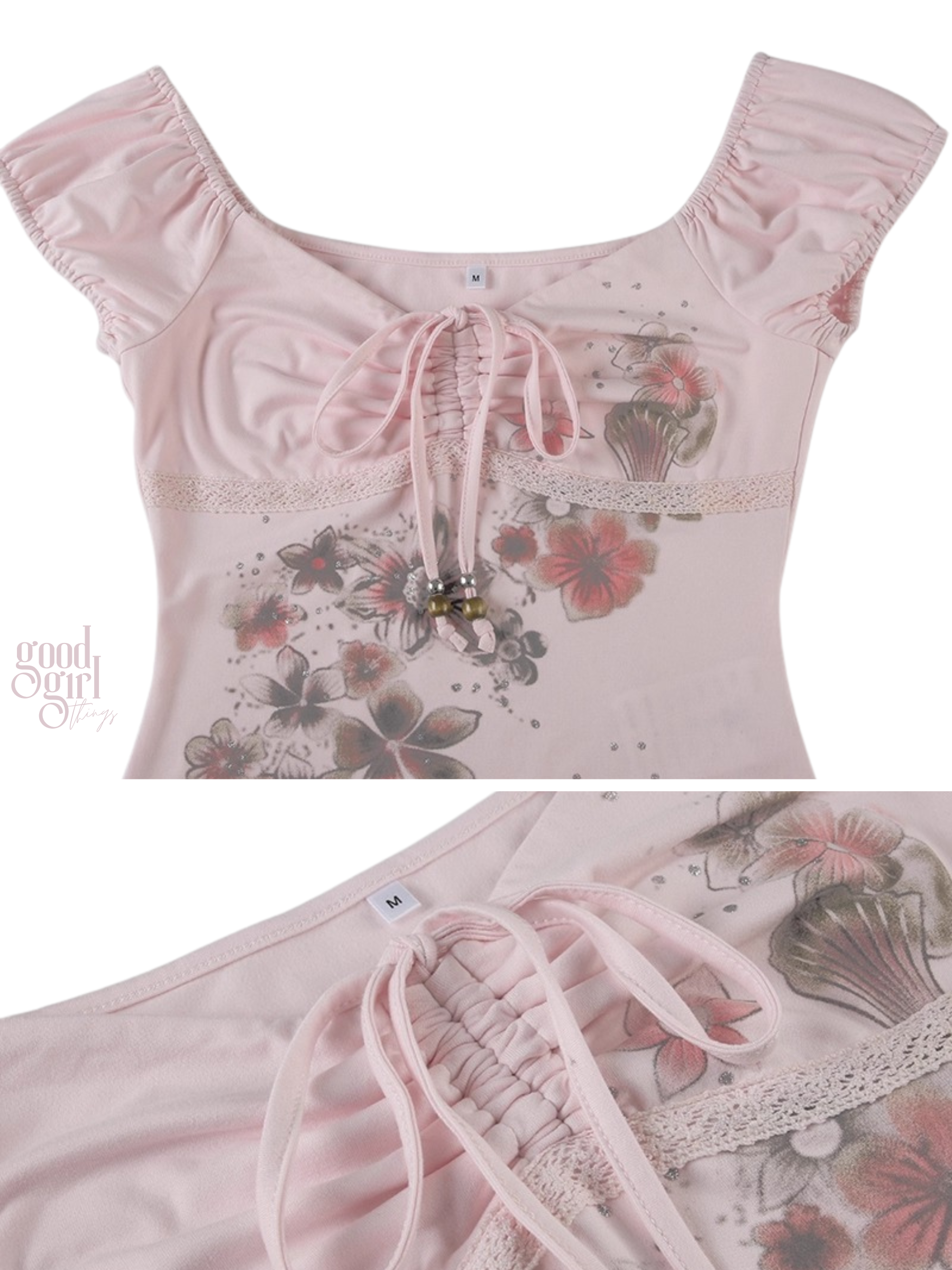 Eve Floral Ruched Top