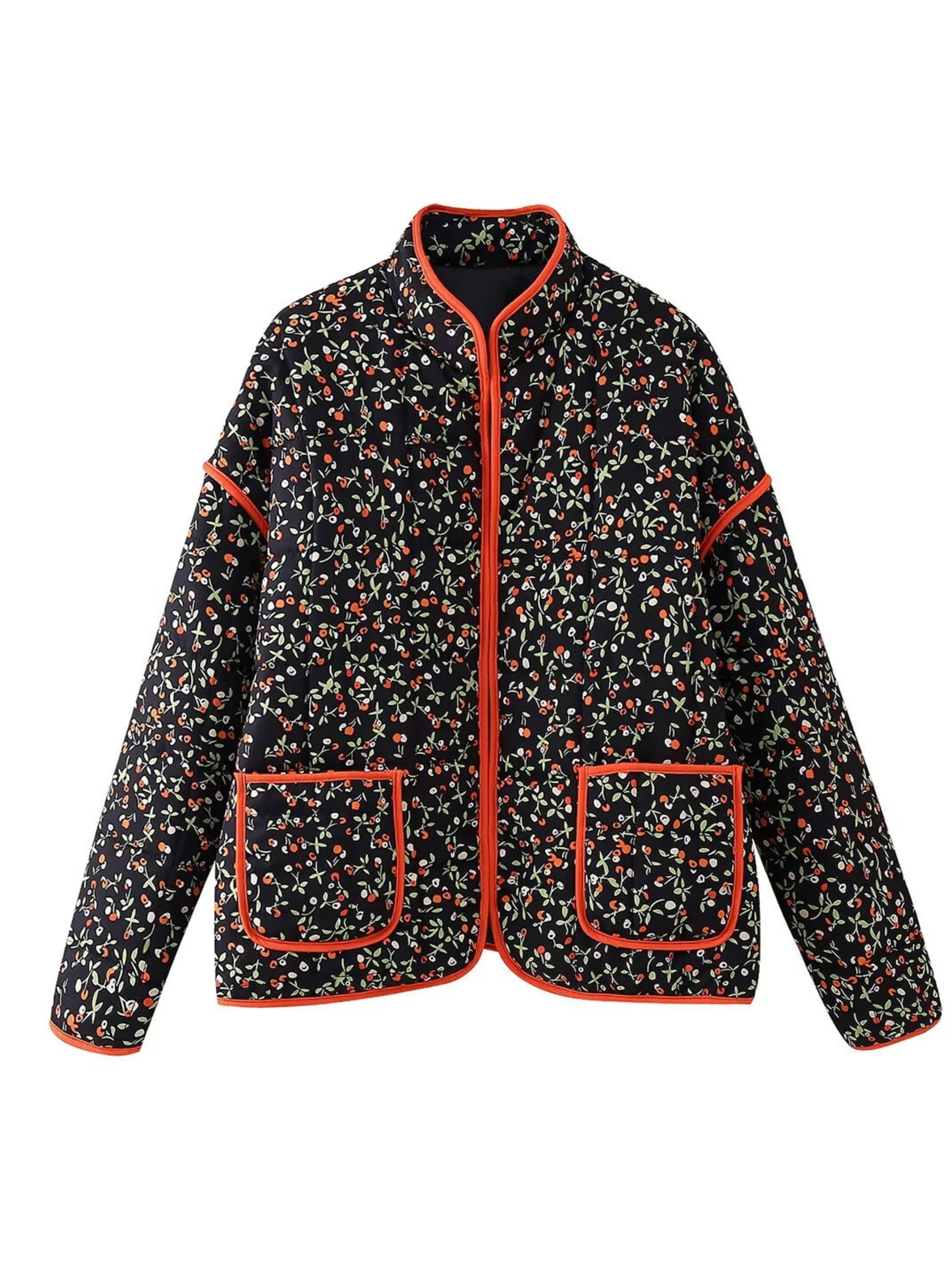 Billie Retro Printed Cotton Jacket