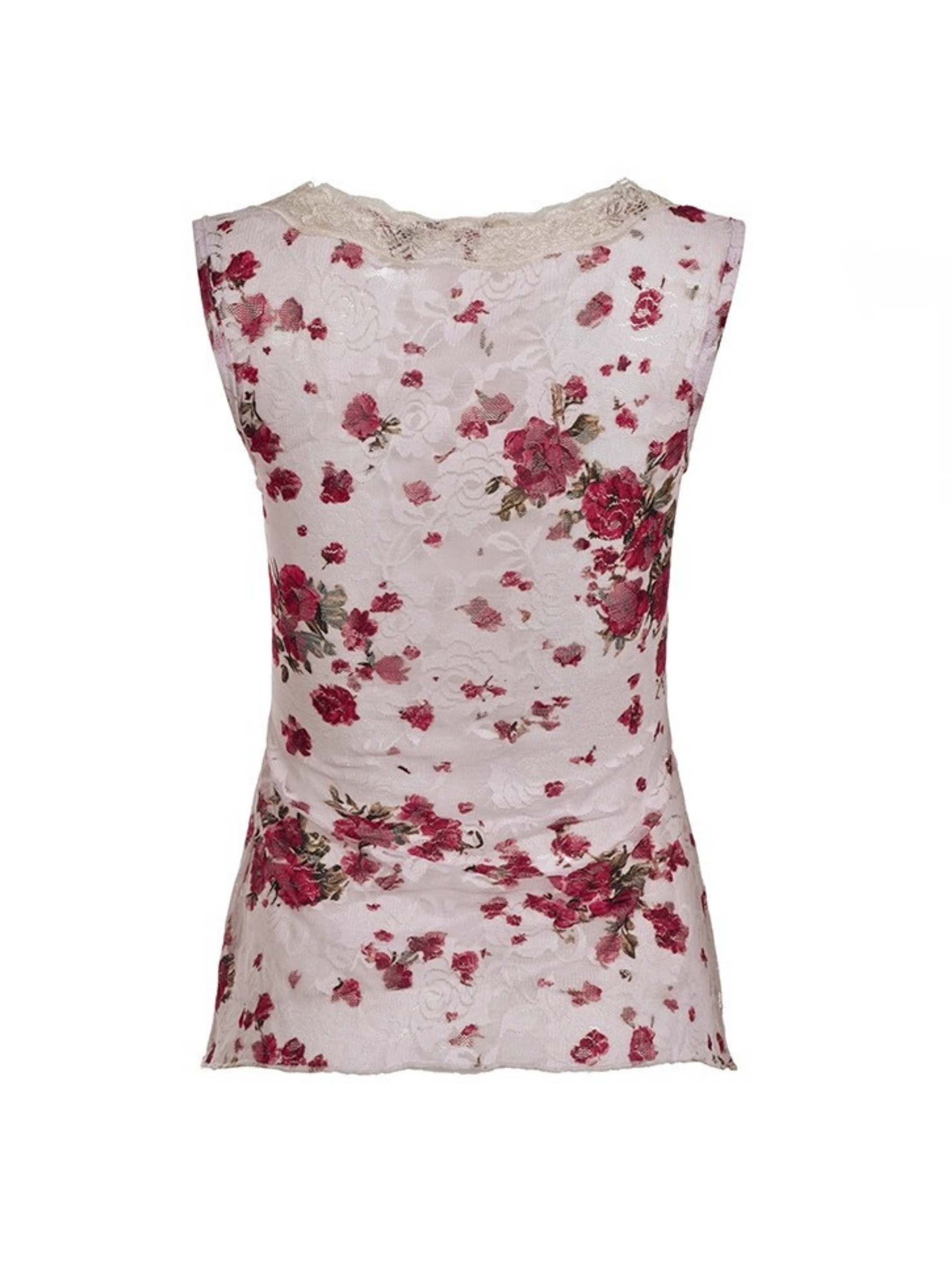 Naya Floral Lace Vest Top