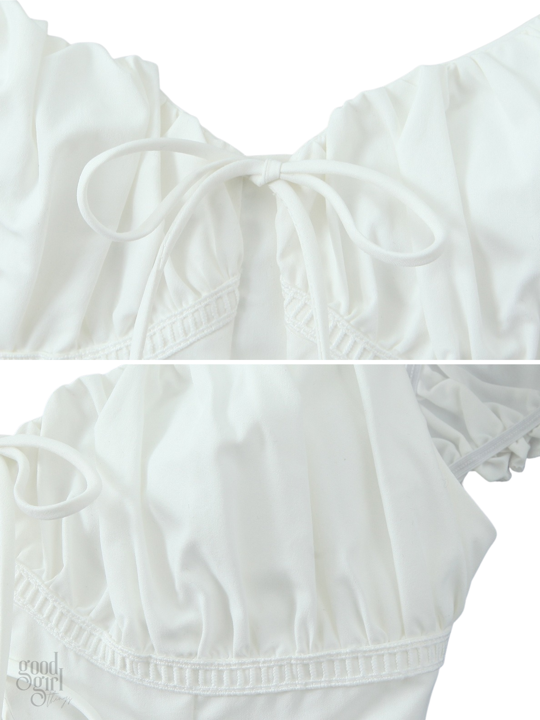 Naidelyn Puff Sleeve Crop Top