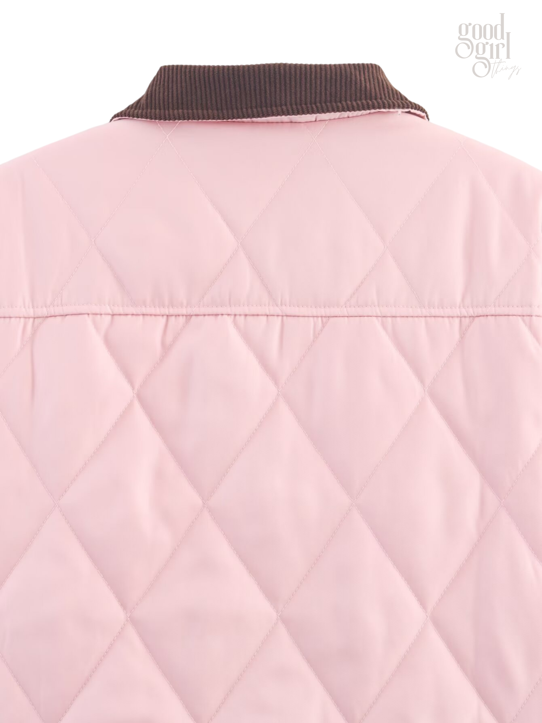 Ryder Pink Quilted Utility Jacket