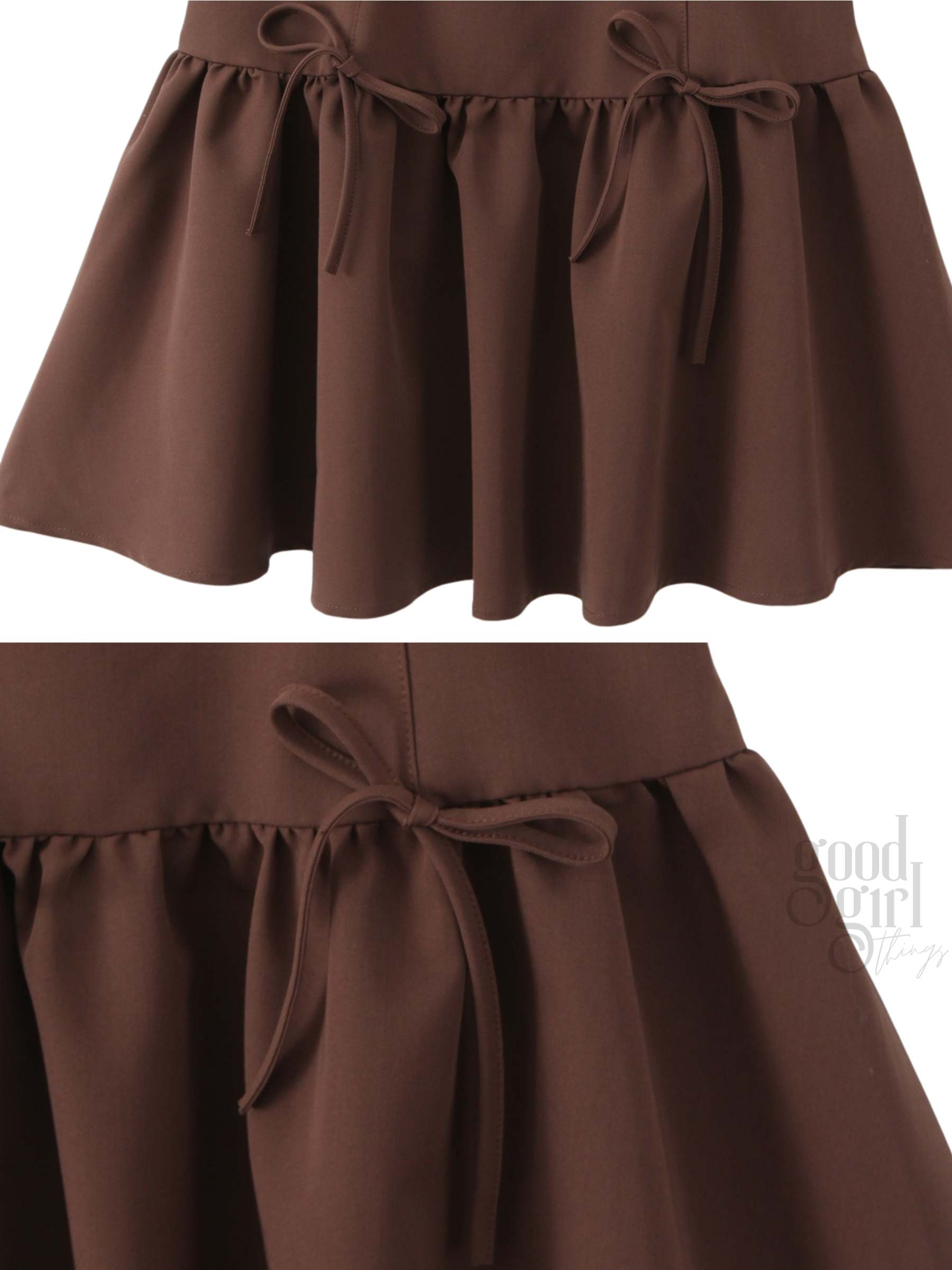 Elliotte Bow Strap Mini Dress
