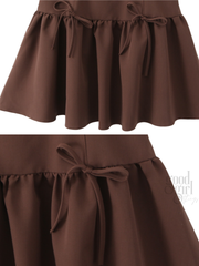 Elliotte Bow Strap Mini Dress