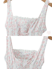 Dallas Corset Lace Trim Mini Dress