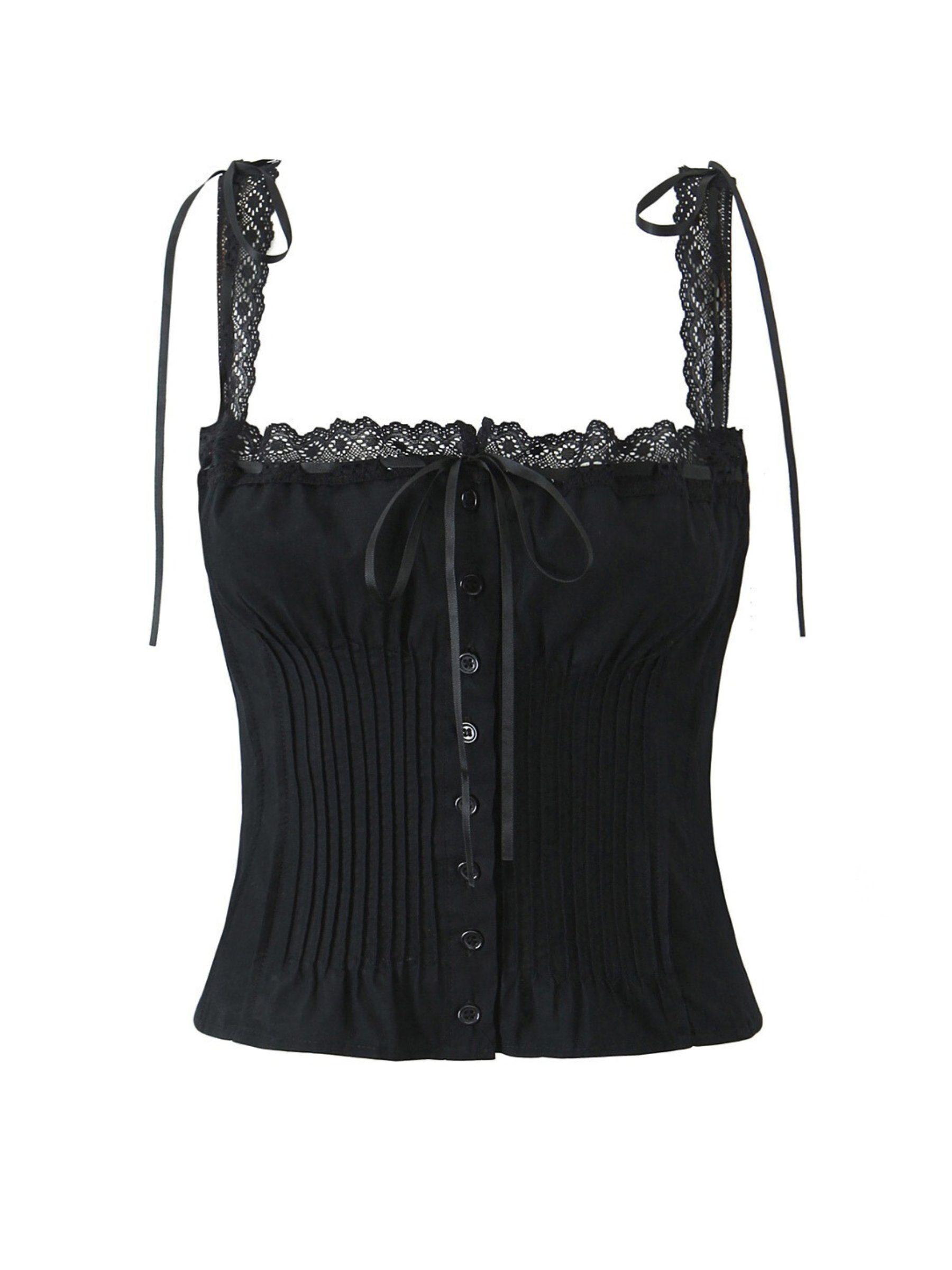 Kimberlyn Lace Ruched Camisole