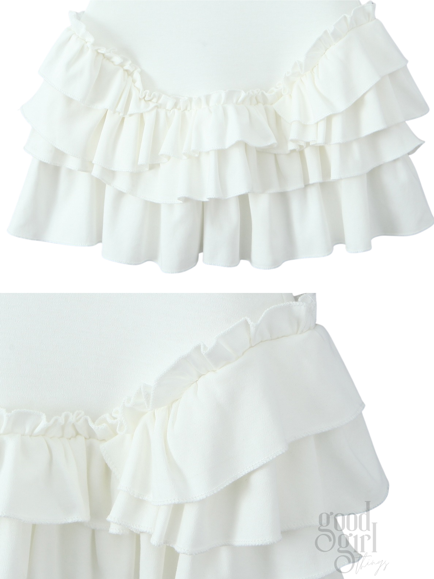 Aaron Ruffled Backless Mini Dress