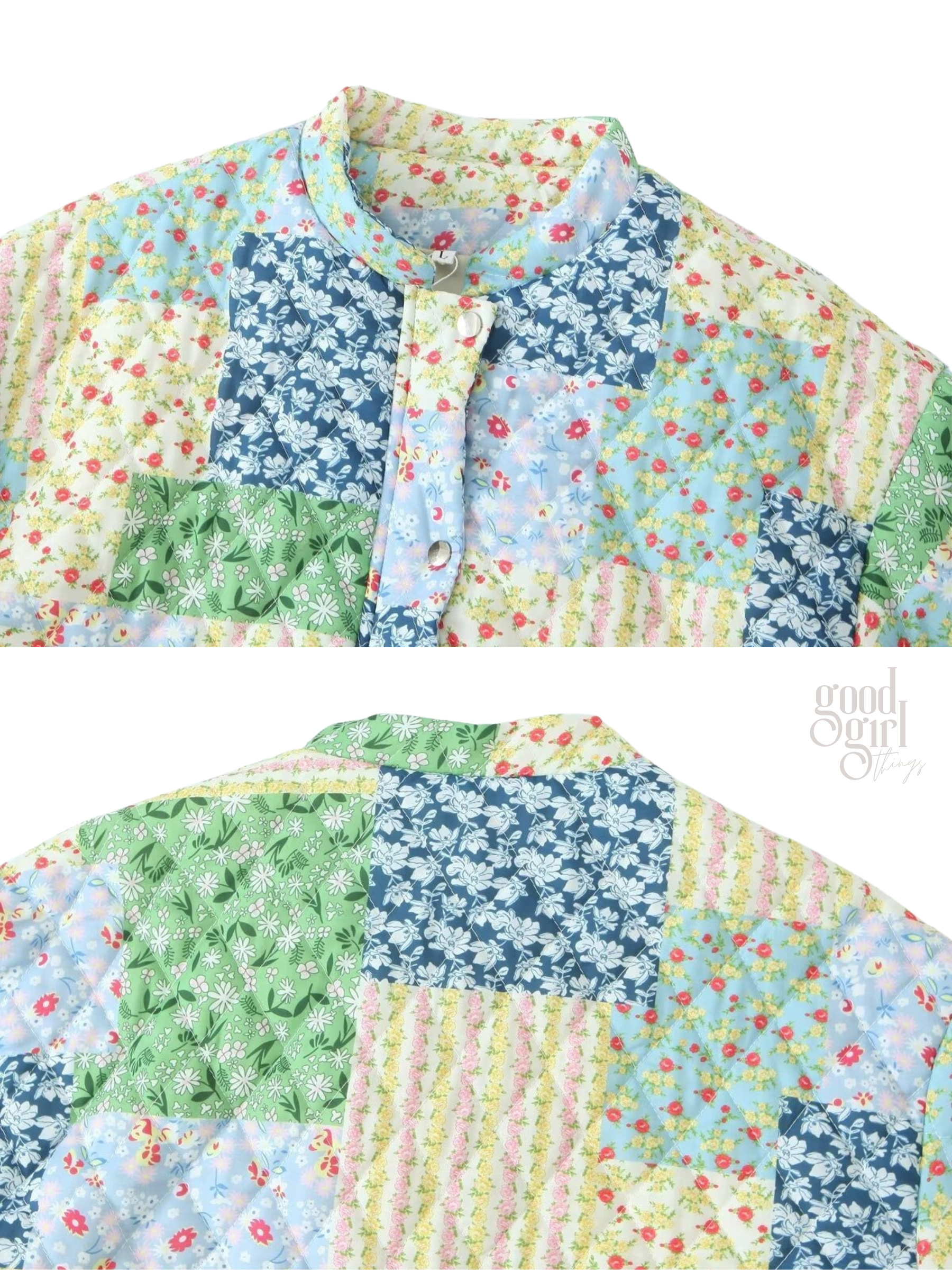 Markayla Reversible Floral Jacket