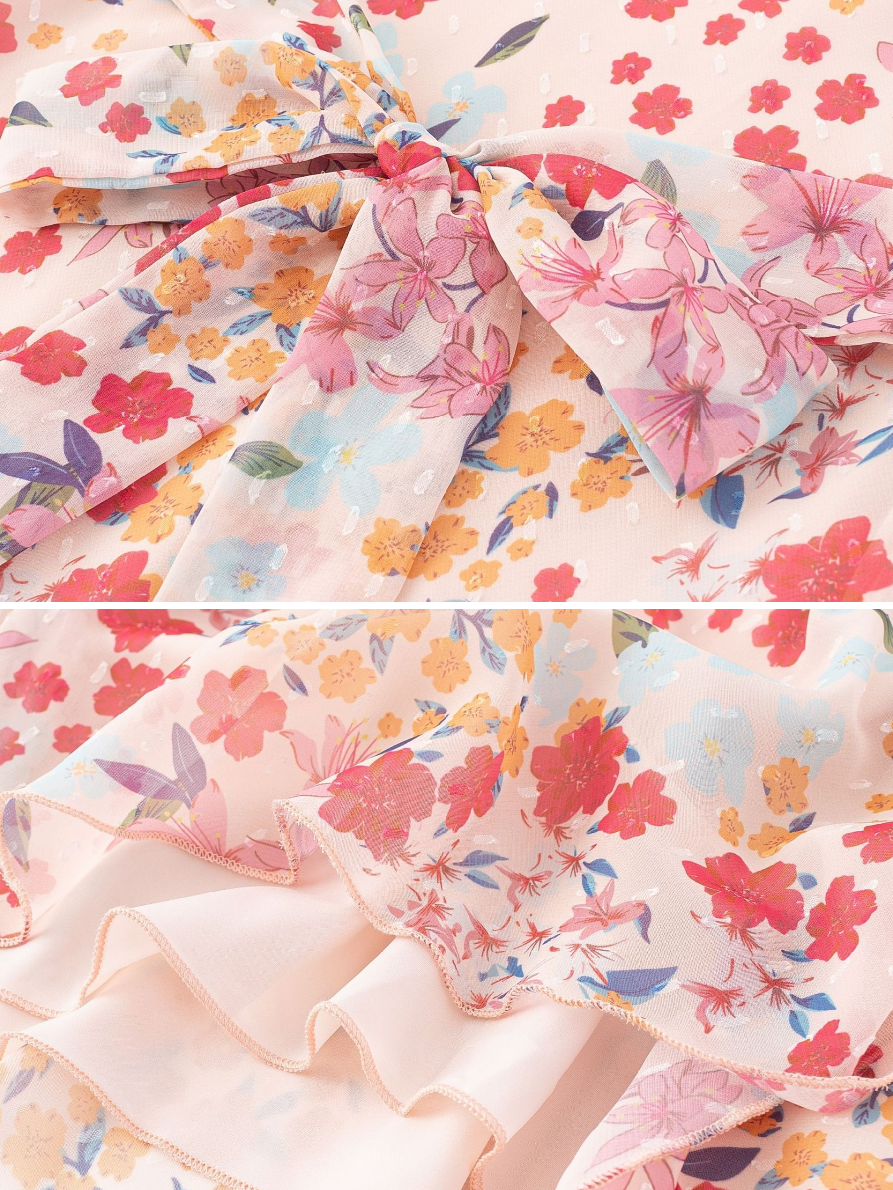 Faith Sakura Garden Tie-Back Dress