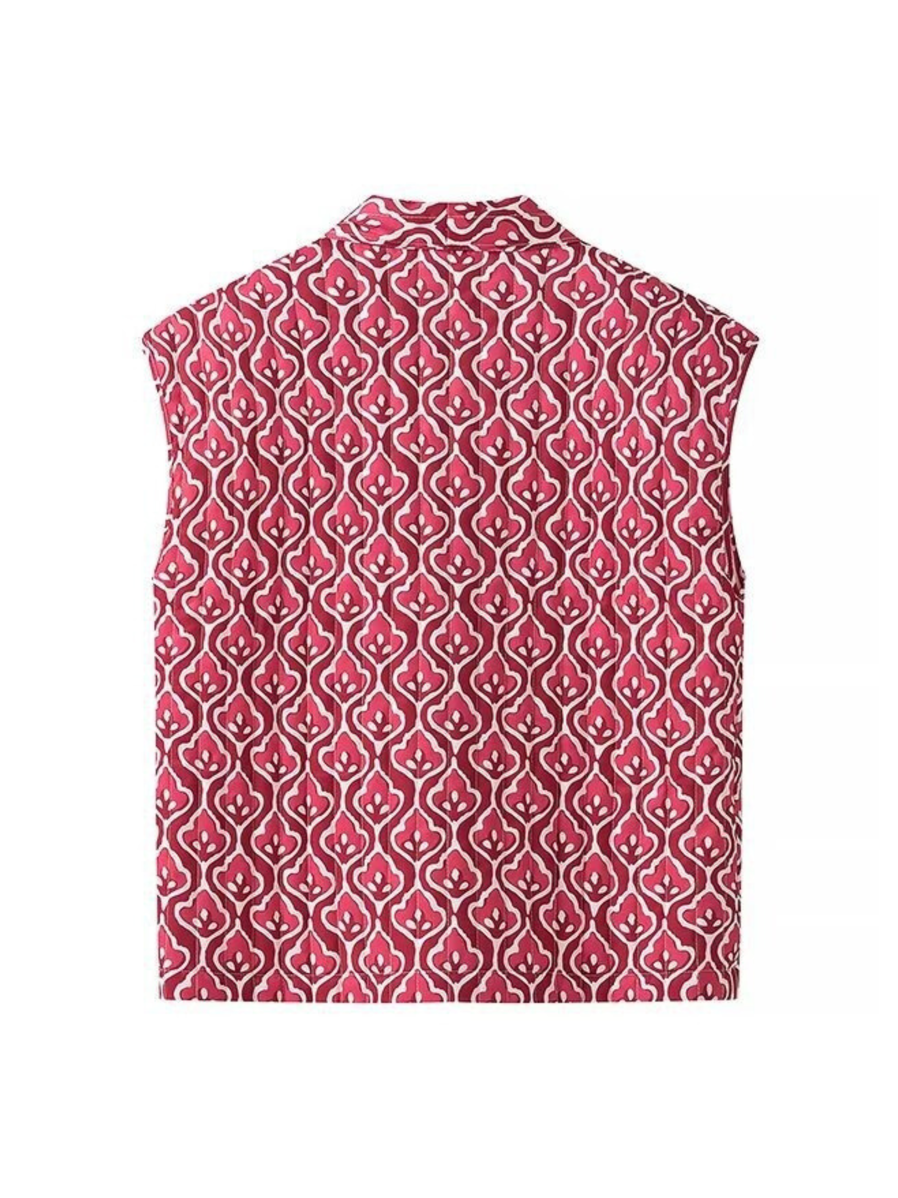 Kalee Printed Padded Vest